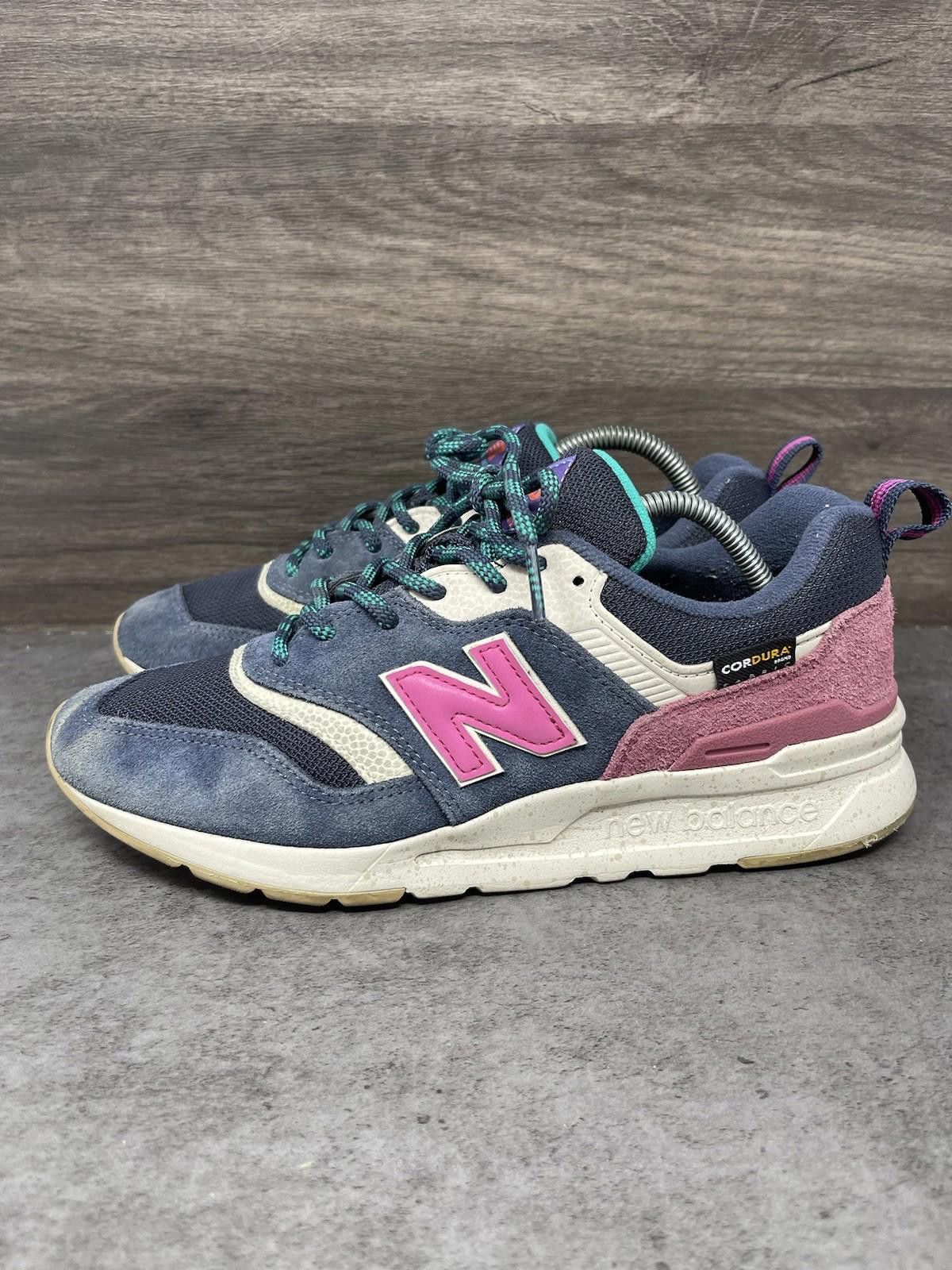 New Balance New Balance 997H Shoes Womens Size 9 Blue Pink Suede= Size US 9 / IT 39 - 1 Thumbnail