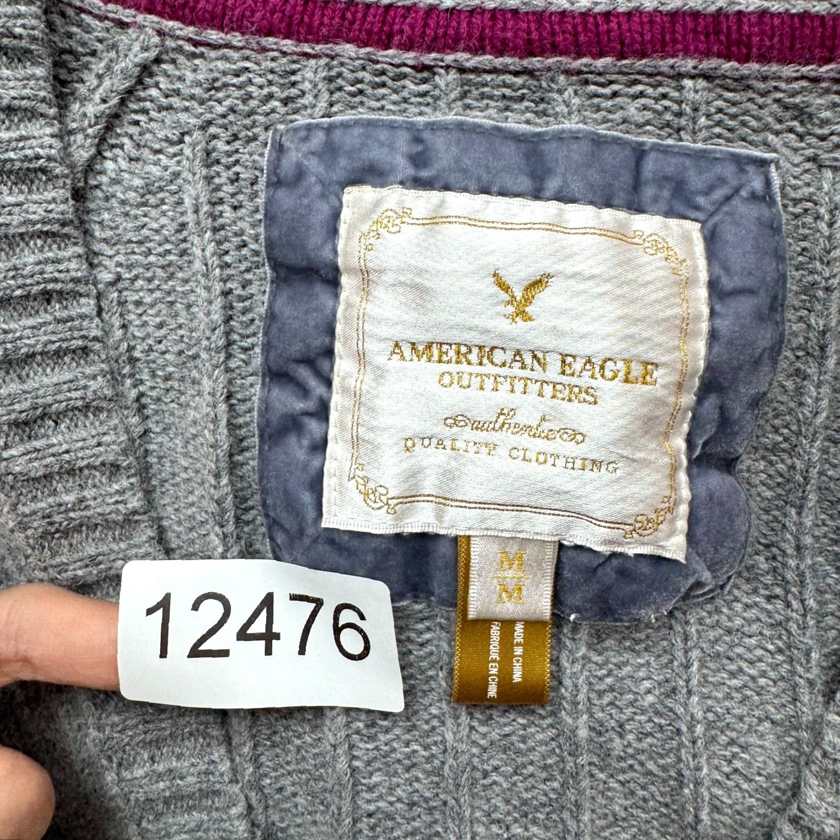 Vintage VINTAGE Y2K Sweater Hoodie Gray M Bella Swan Boho Fairy Grunge Whimsigoth Size M / US 6-8 / IT 42-44 - 7 Thumbnail