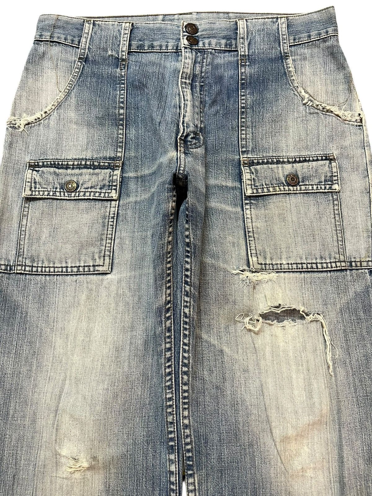 Levi's Vintage Clothing Vintage Levi’s Worker Sanforized Bush Pants Cargo Denim Size US 33 - 2 Thumbnail