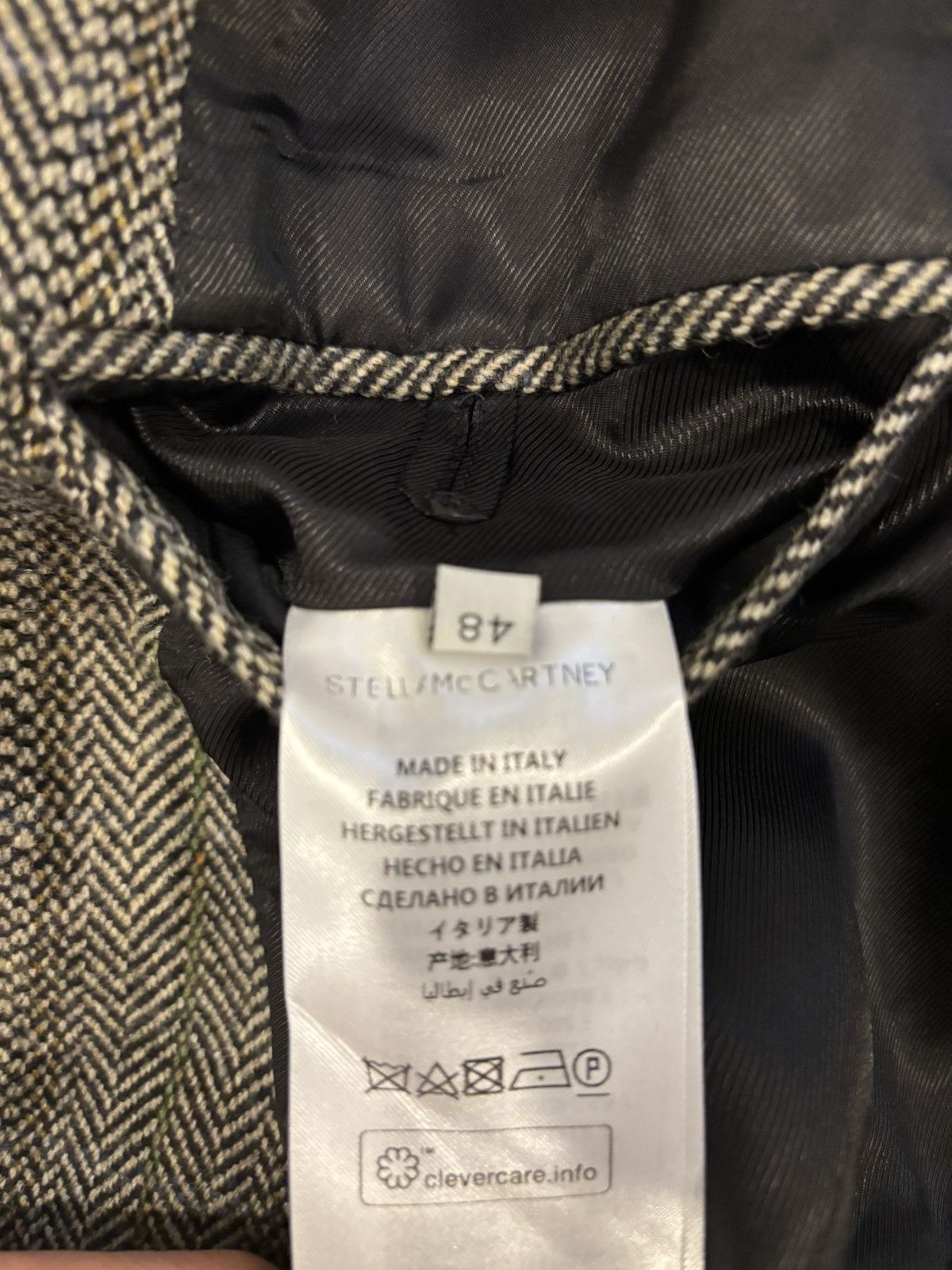 Stella McCartney Stella McCartney Wool Double Breasted Blazer in Brown Size 38R - 3 Thumbnail