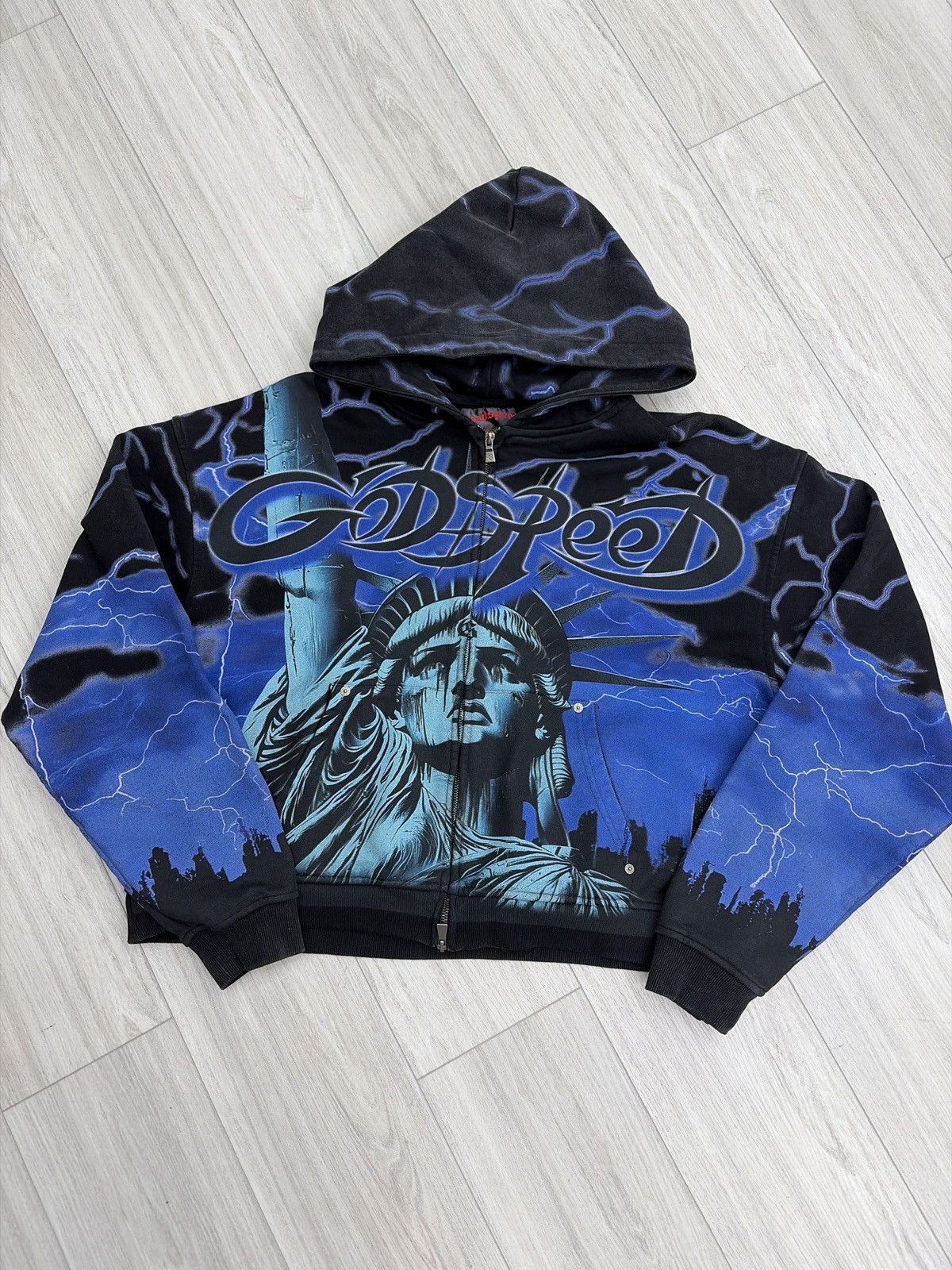 Godspeed God Speed Voltage Zip Up Blue Size US XXL / EU 58 / 5 - 1 Thumbnail
