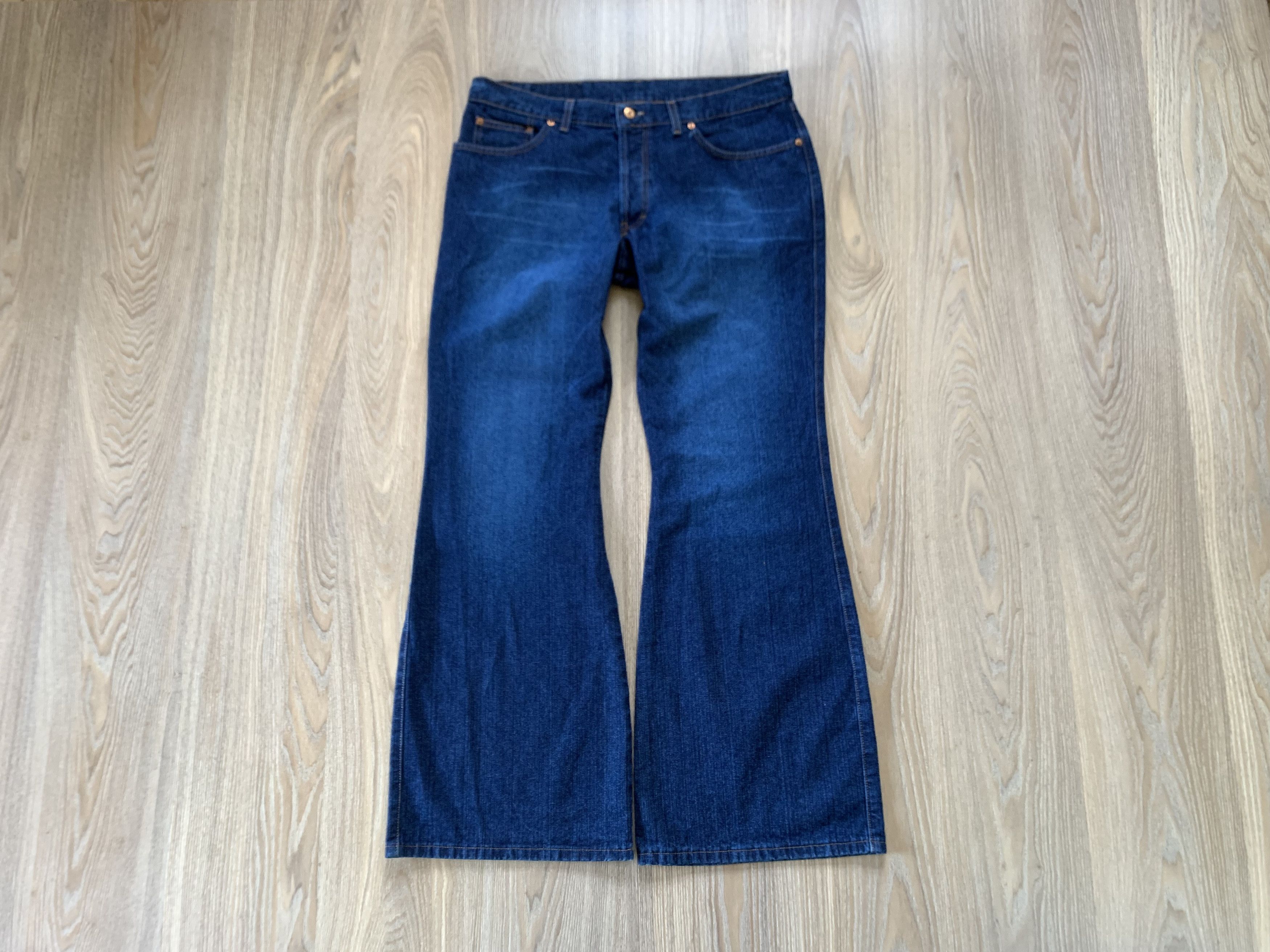 Italic Italian Bell Bottom Blue Denim Jeans Size US 38 / EU 54 - 1 Thumbnail
