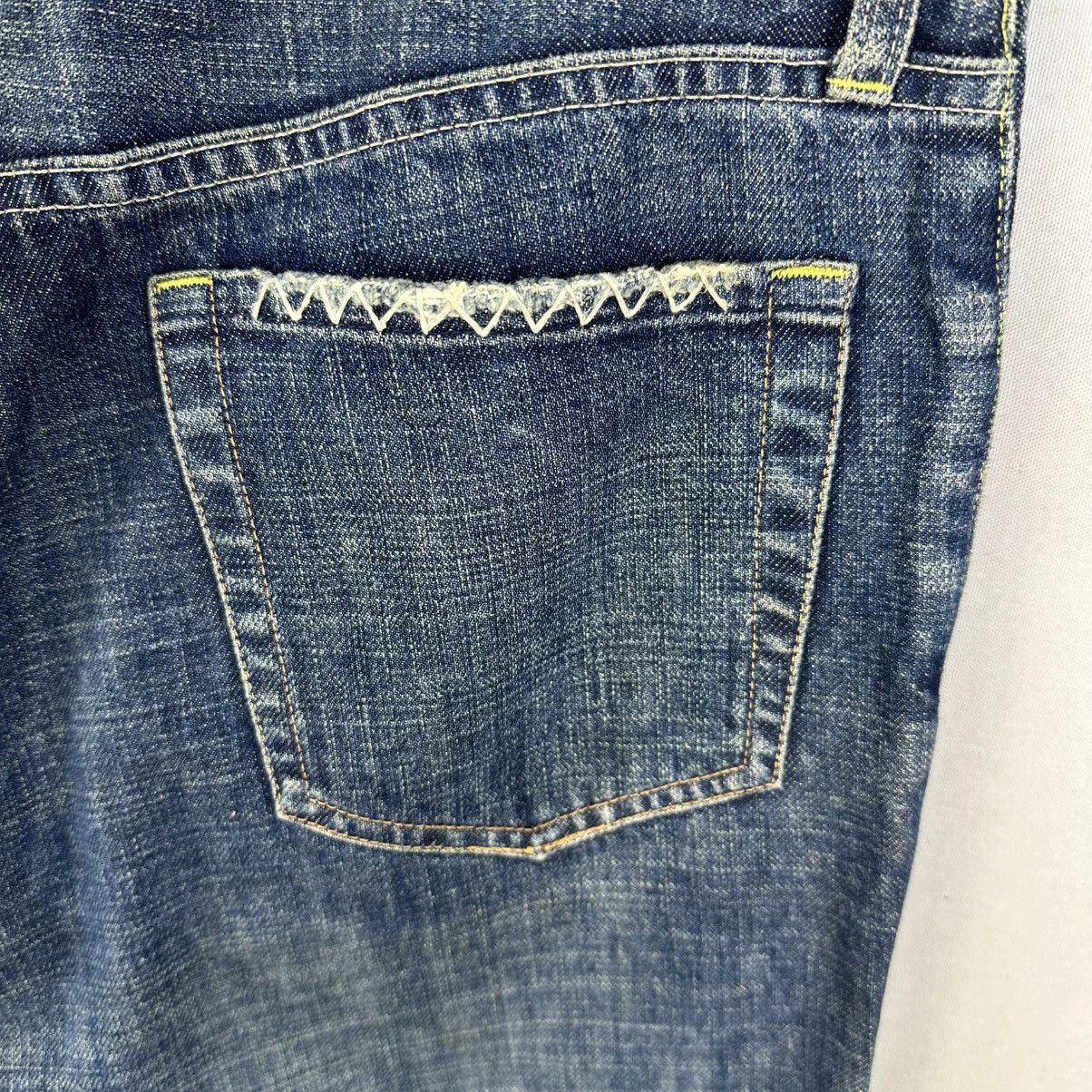 Undercover Y2k Uniqlo Washed Distressed Bootcut Jeans Size US 31 - 10 Thumbnail