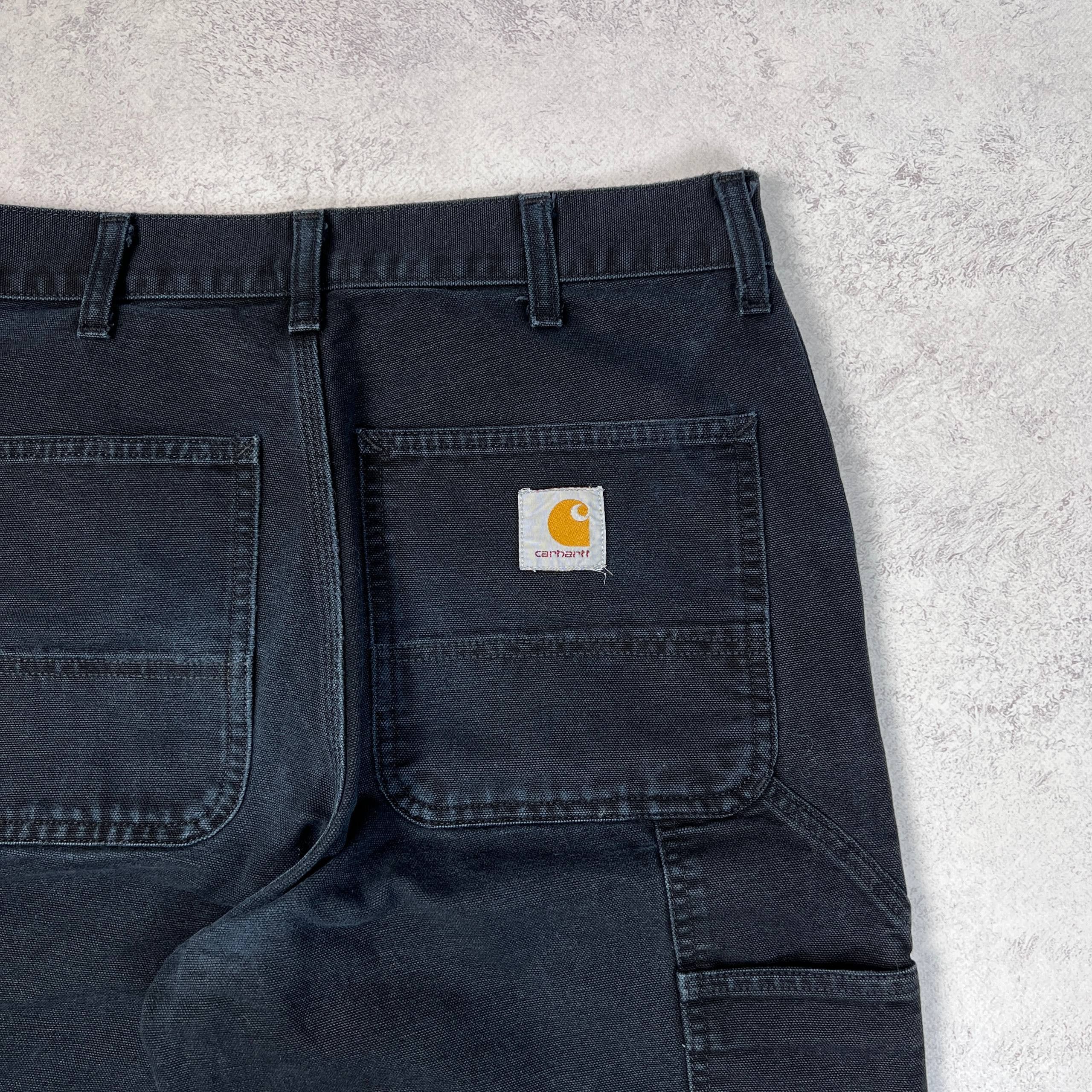 Carhartt Vintage Carhartt Double Knee Work Pants Faded Streetwear Size US 31 - 9 Thumbnail