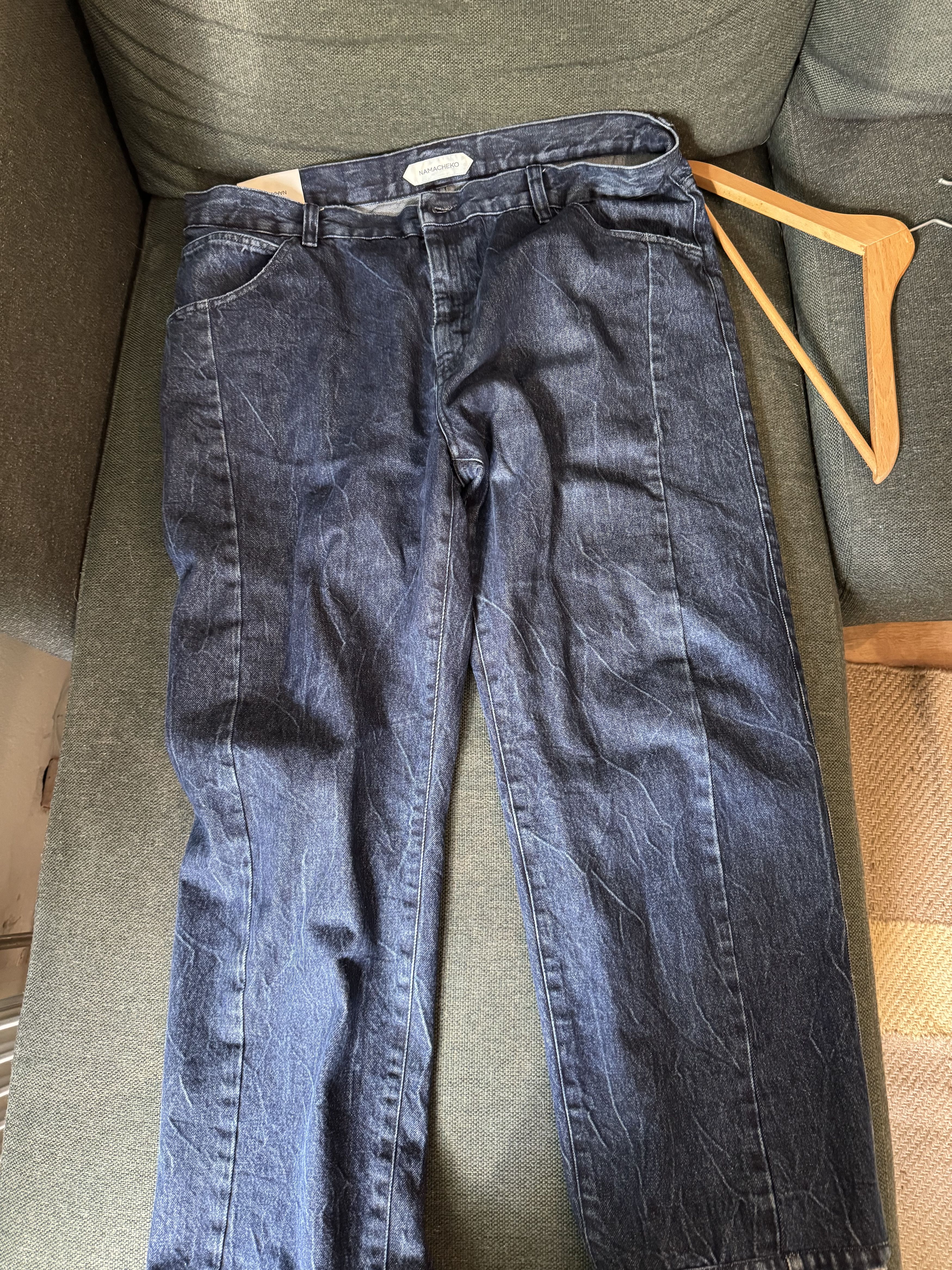 Acne Studios × Namacheko × Our Legacy Namacheko Navy Tibira Jeans 
