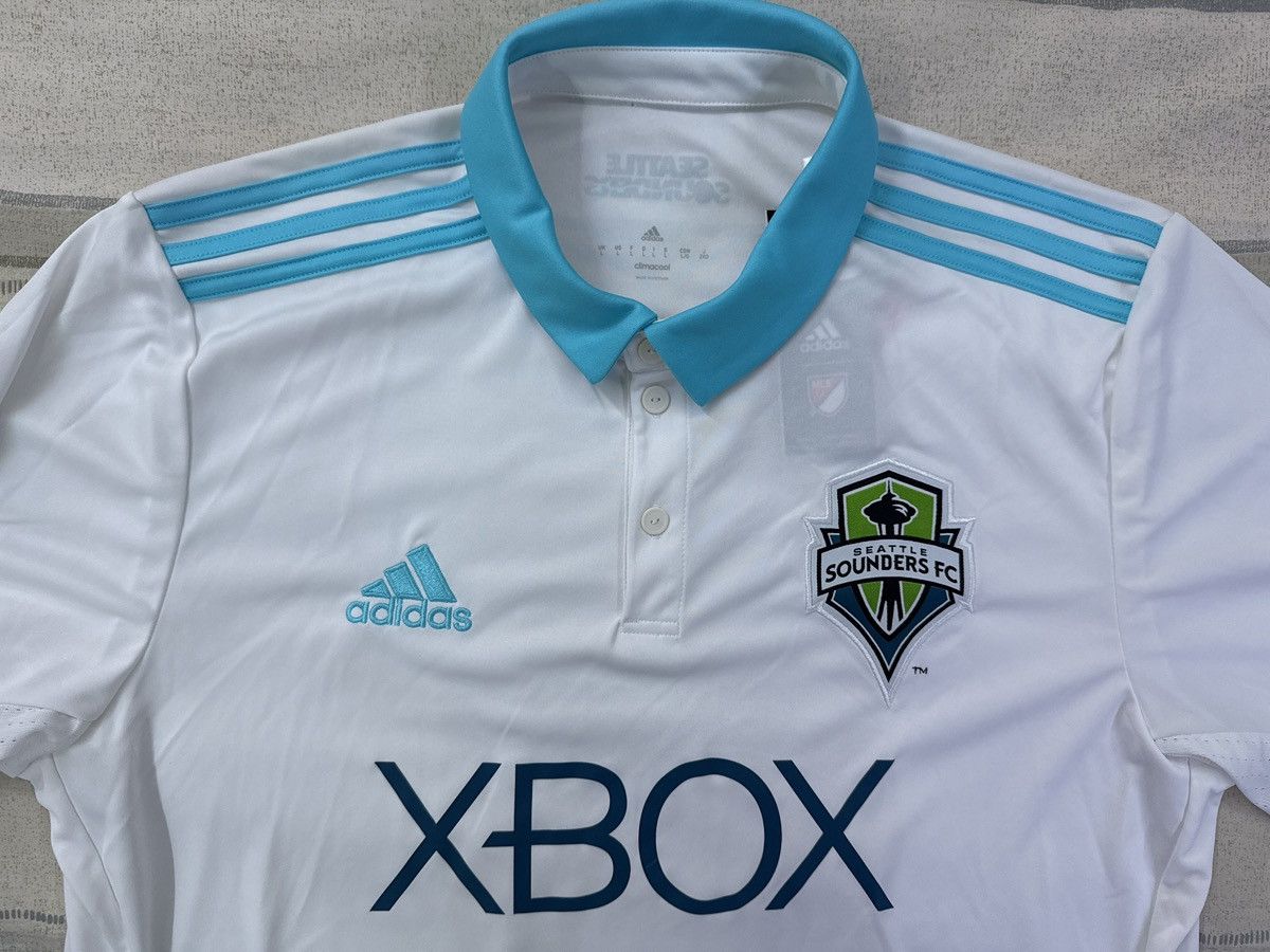 Adidas Adidas Seattle Sounders FC 2017/18 Away Jersey Large BNWT Size US L / EU 52-54 / 3 - 3 Thumbnail