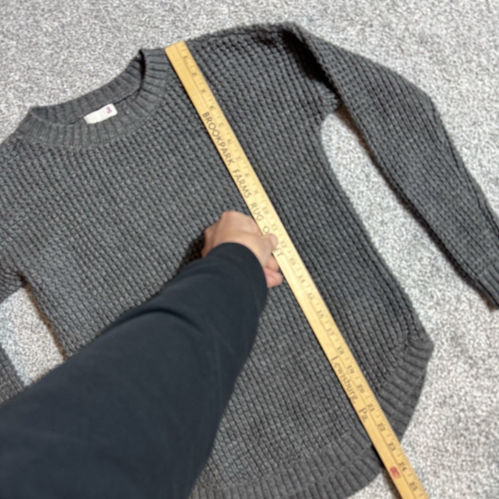 Other Lagenlook Sweater Womens S Thermal Waffle Knit Grandpacore Size S / US 4 / IT 40 - 2 Thumbnail
