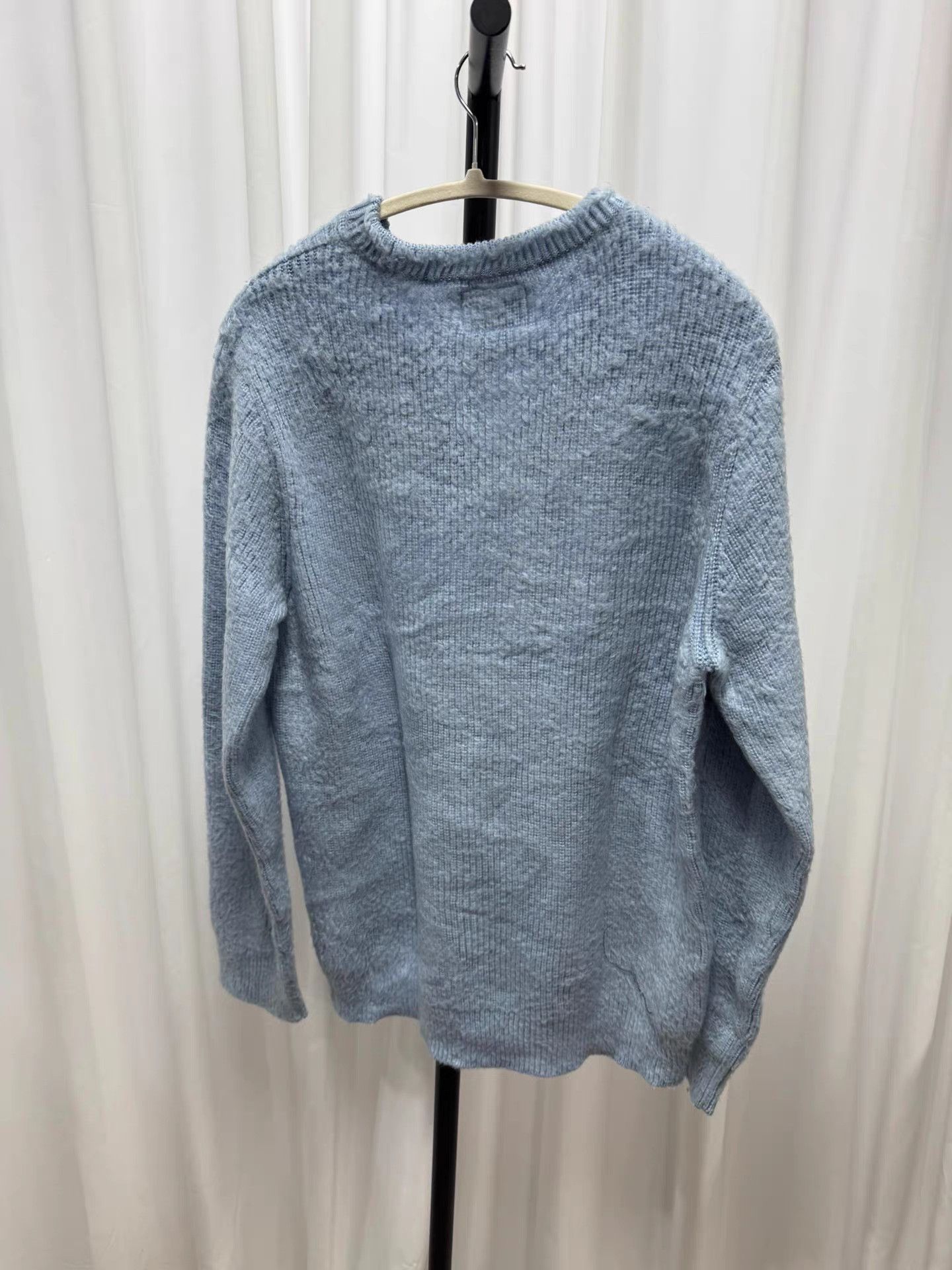 Number (N)ine Number (N)ine 03AW Kurt Cobain Fuzzy V-Neck Sweater K20 Size US XL / EU 56 / 4 - 8 Thumbnail