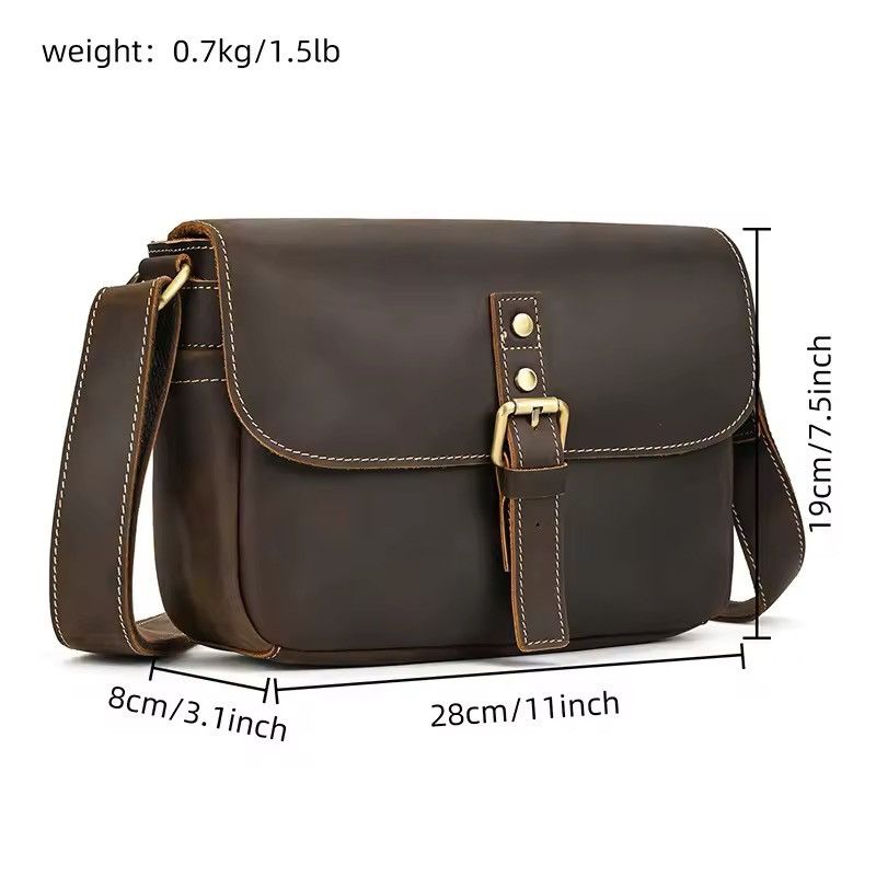 Leather Leather Shoulder Bag Size ONE SIZE - 6 Thumbnail