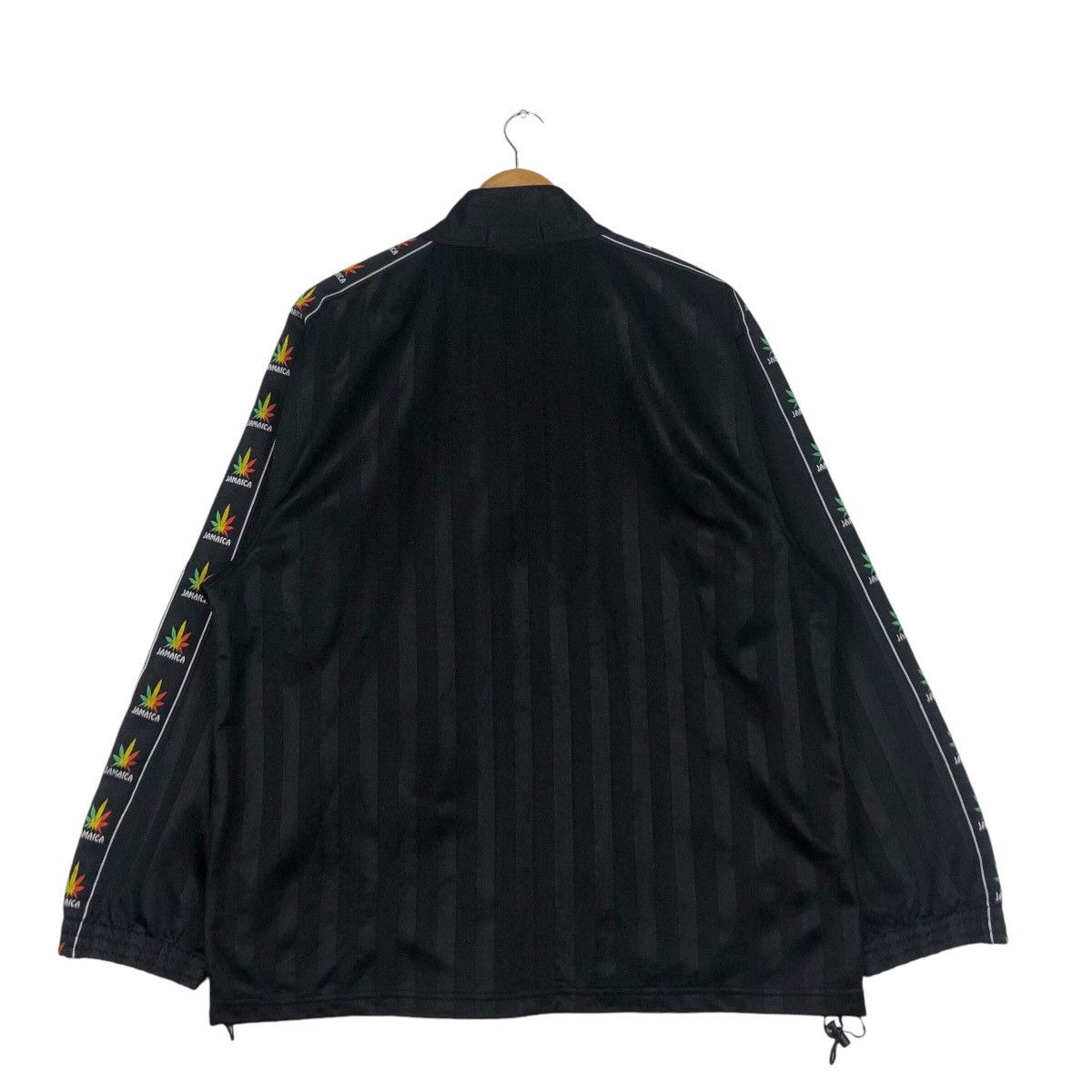 Japanese Brand × Vintage Vintage Jamaica Sweater Stripe Black Bob Marley L #A1 Size US L / EU 52-54 / 3 - 7 Thumbnail