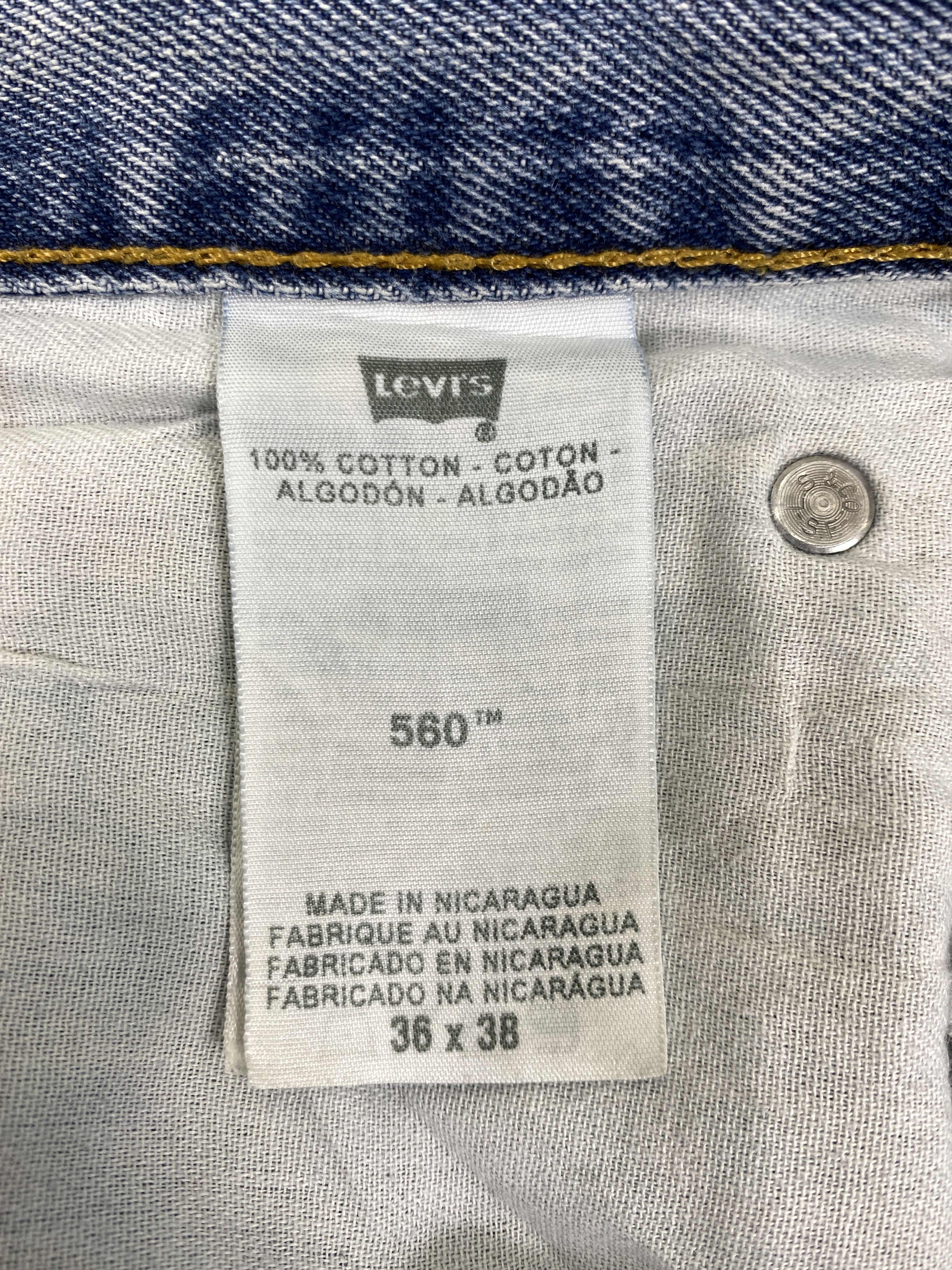 Levi's Light Wash Vintage Levi's 560 Denim 36 x 35 -JN159 Size US 36 / EU 52 - 9 Thumbnail