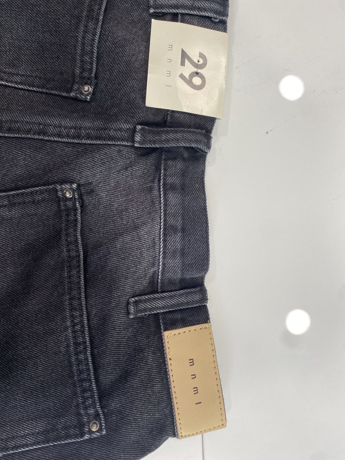 MNML MNML Black Flare Denim Jeans Size US 29 - 3 Thumbnail
