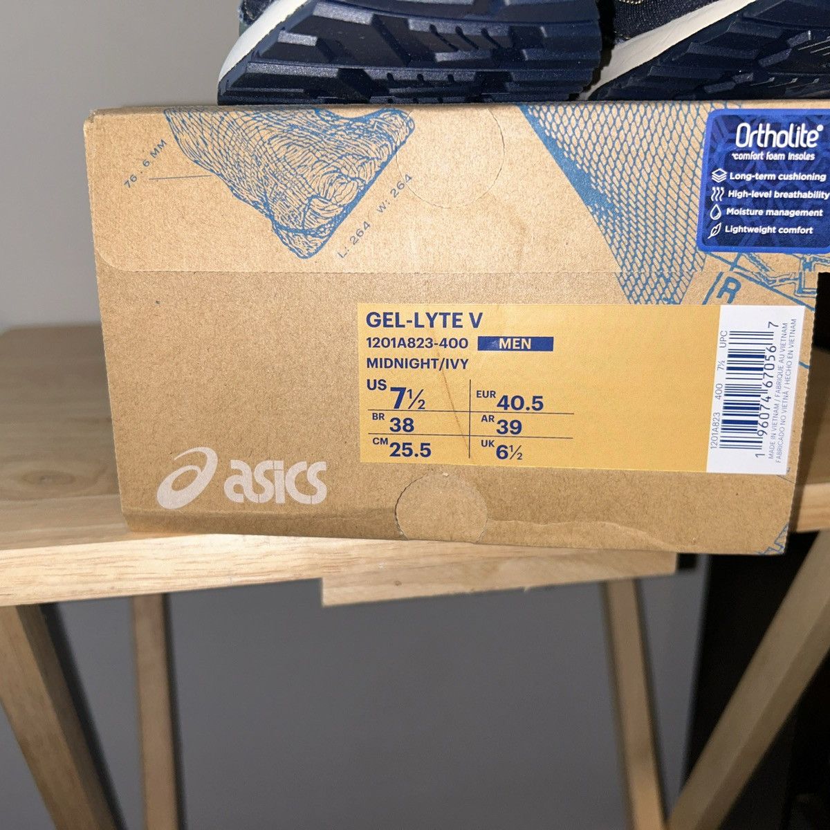 Asics Gel Lyte 5 Modern Patchwork Pack - Ivy-1201A823-400 Size 7.5 Size US 7.5 / EU 40-41 - 9 Thumbnail