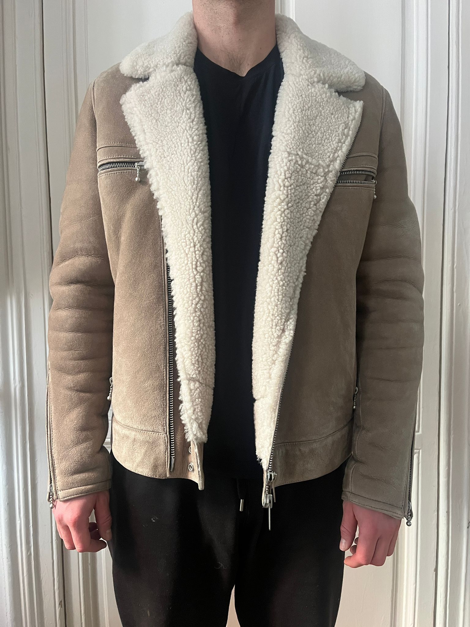 Allsaints Allsaints bomber leather jacket Size US XL / EU 56 / 4 - 1 Thumbnail