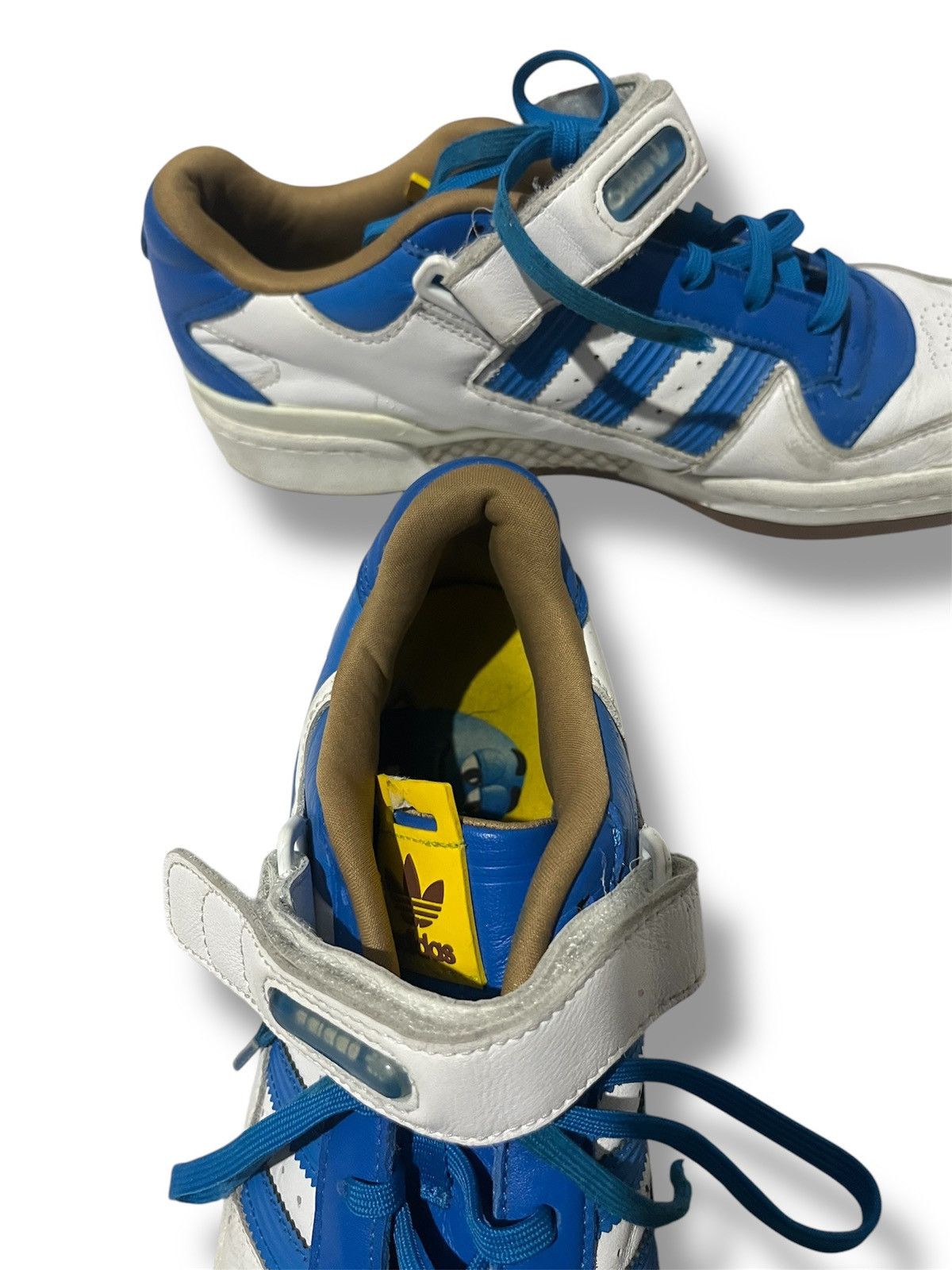 Adidas GENUINE - ADIDAS x M&MS Blue Forum Low 84 Trainers Size US 9 / EU 42 - 4 Thumbnail