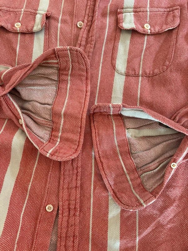 Levi's Vintage Clothing LVC 1950s Shorthorn pink flannel shirt Size US S / EU 44-46 / 1 - 6 Thumbnail