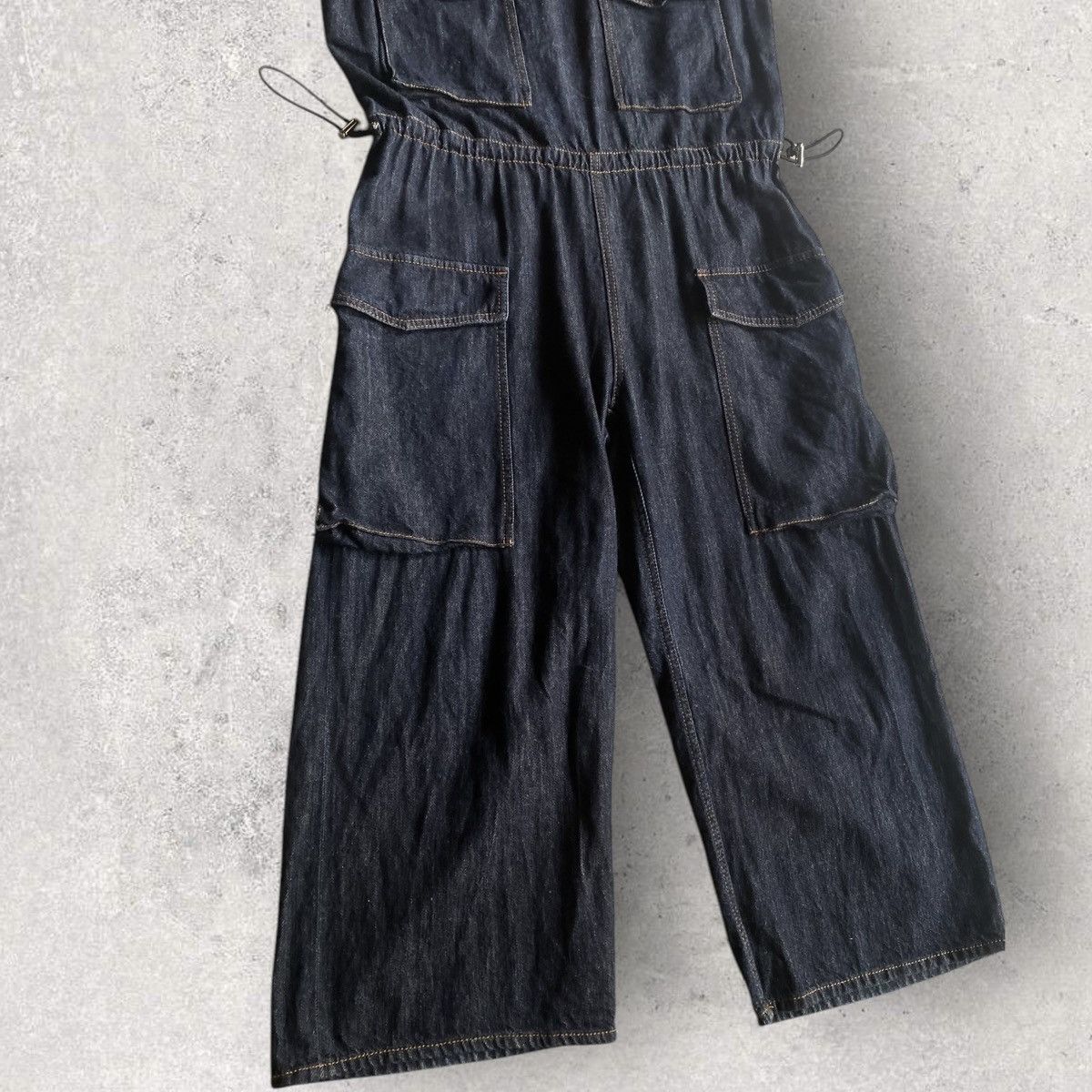 Maison Margiela MM6 Fall17 Denim Oversize Sleeveless Jumpsuit Size 28" / US 6 / IT 42 - 3 Thumbnail