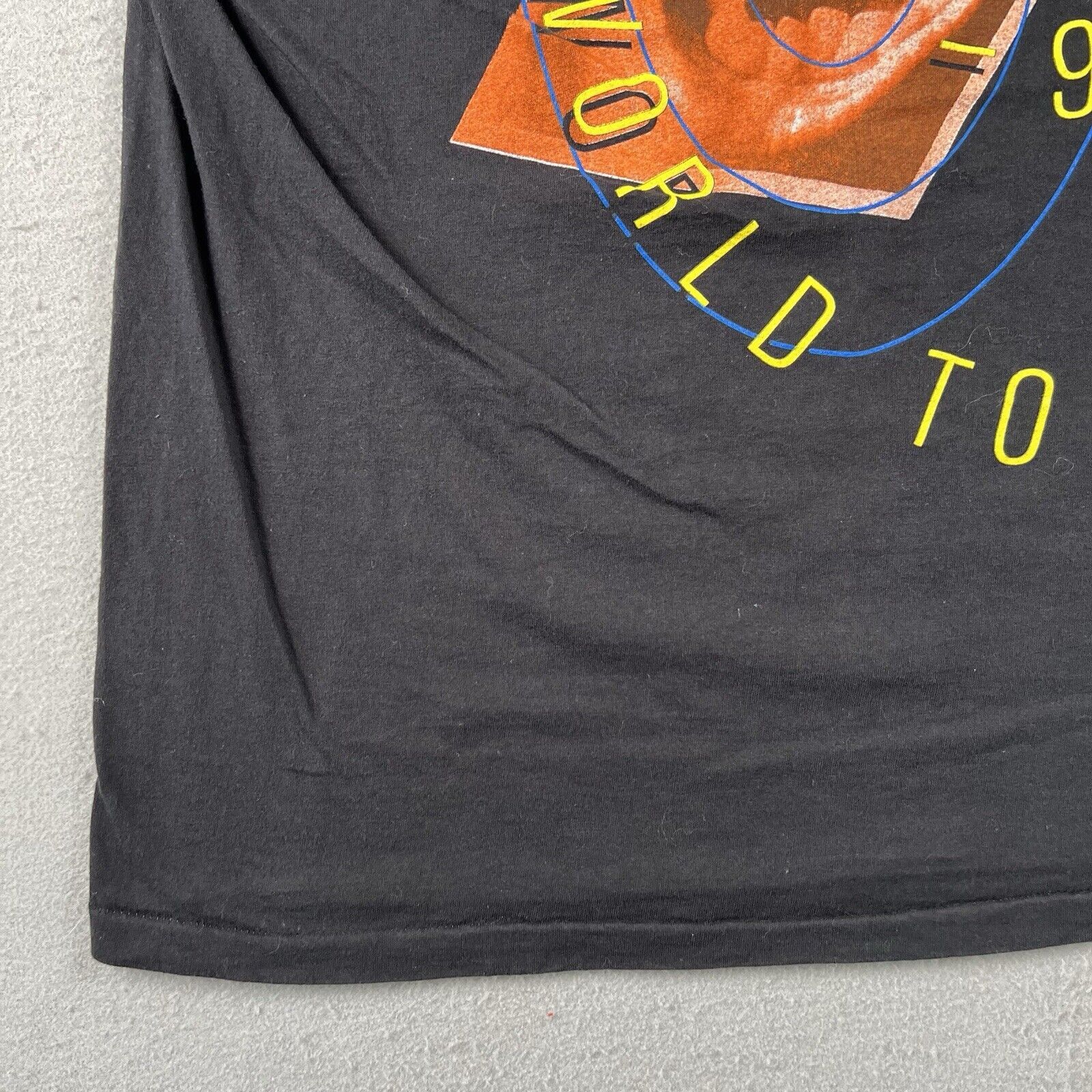 Hanes 1992 Foreigner Reunion World Tour Shirt Large Black Size US L / EU 52-54 / 3 - 18 Thumbnail