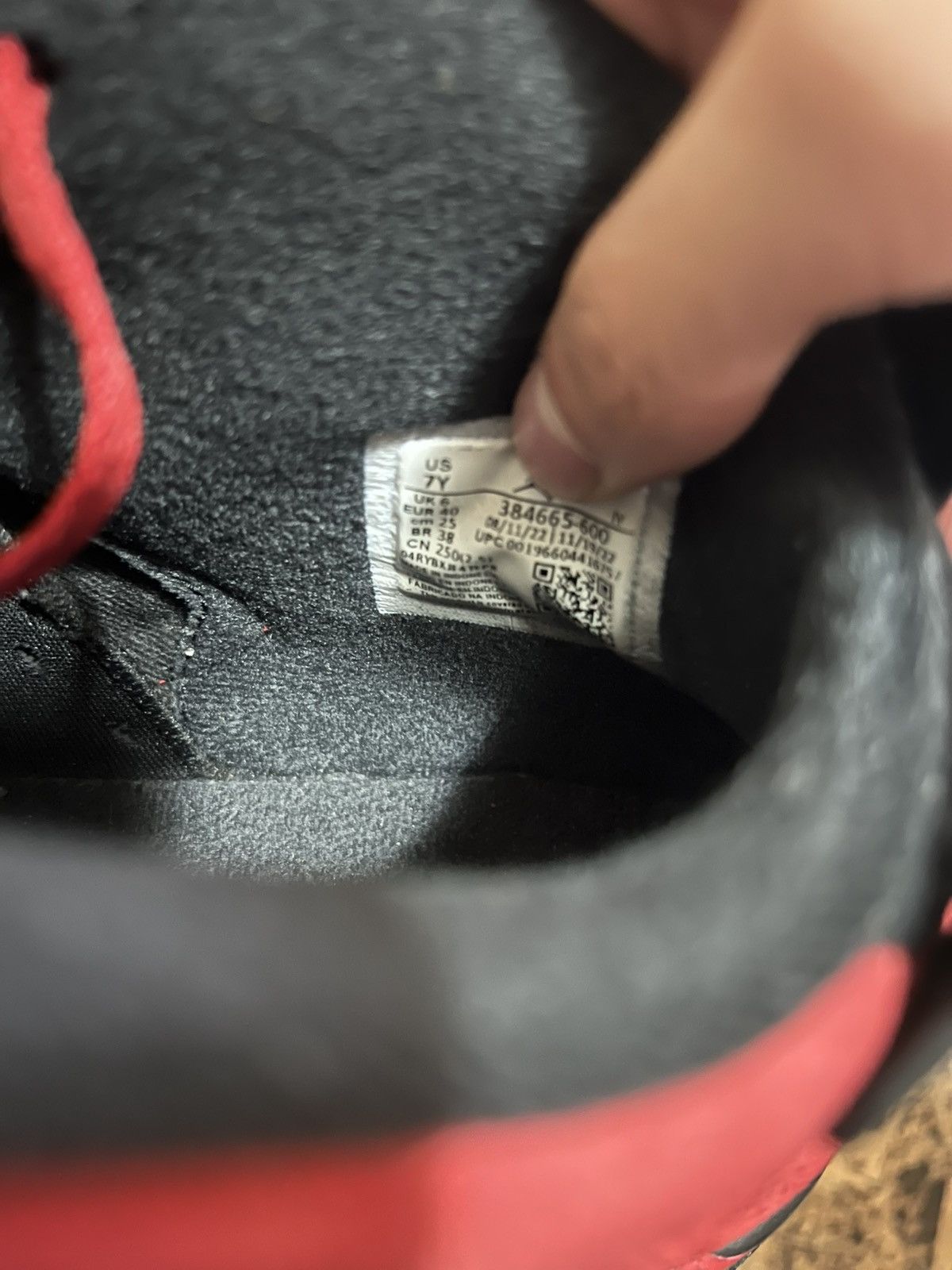 Jordan Brand × Nike Nike Air Jordan 6 Retro Toro Bravo Size 7Y(GS) Pre-Owned Size US 7 / EU 40 - 7 Thumbnail