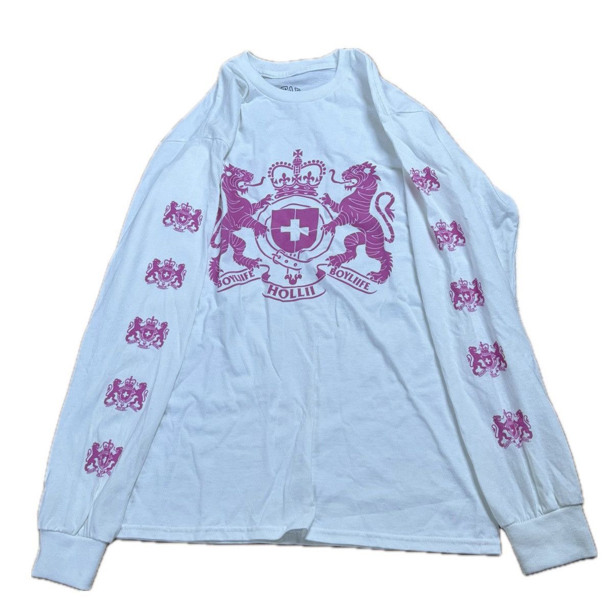 Band Tees 2hollis pink long sleeve star tour merch rare Size M / US 6-8 / IT 42-44 - 1 Thumbnail