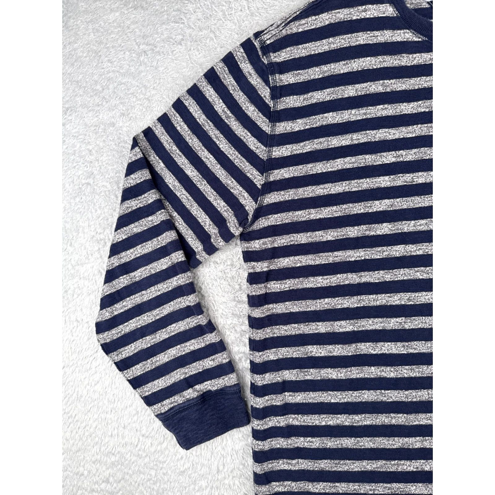 Tommy Hilfiger Tommy Hilfiger Shirt Women 2XL Blue Stripe Long Sleeve Crew Neck Cotton Size XXL / US 16-18 / IT 52-54 - 3 Thumbnail
