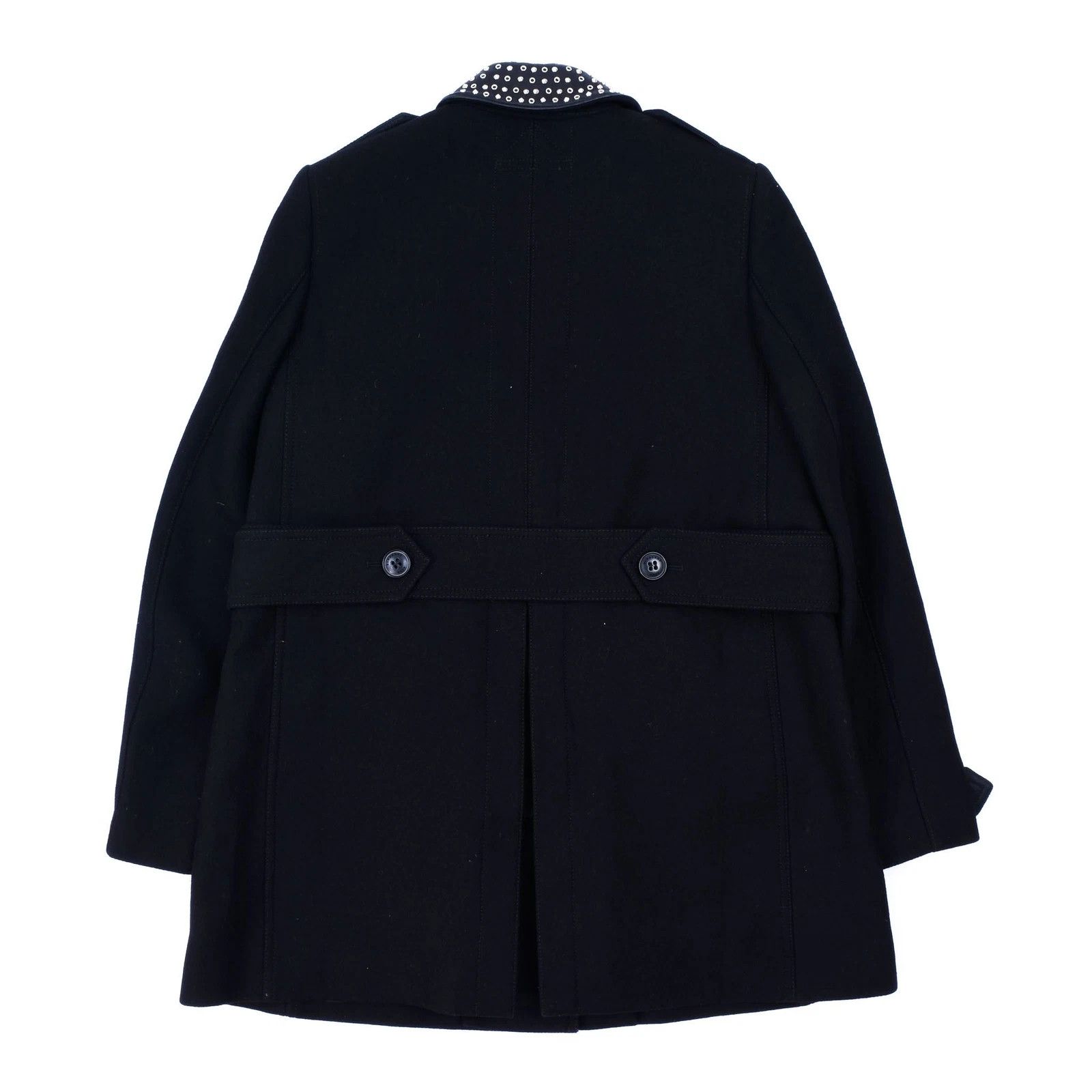 Burberry Women's Burberry Brit Studded Collar Wool Blend Peacoat Size S / US 4 / IT 40 - 2 Thumbnail