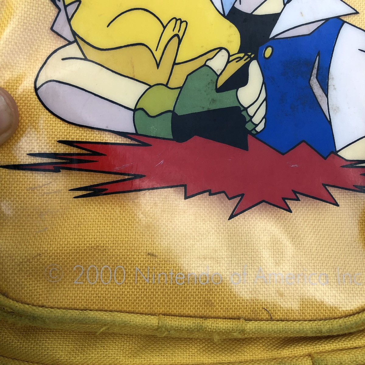 Nintendo Vintage 1999 Pokémon Pikachu & Ash Backpack 90s cartoon Size US XL / EU 56 / 4 - 6 Thumbnail