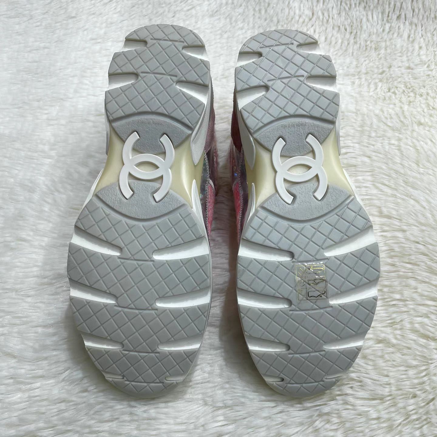 Chanel CHANEL Tweed Woven Low-Top Casual Sneakers K15 Size US 6 / IT 36 - 4 Thumbnail