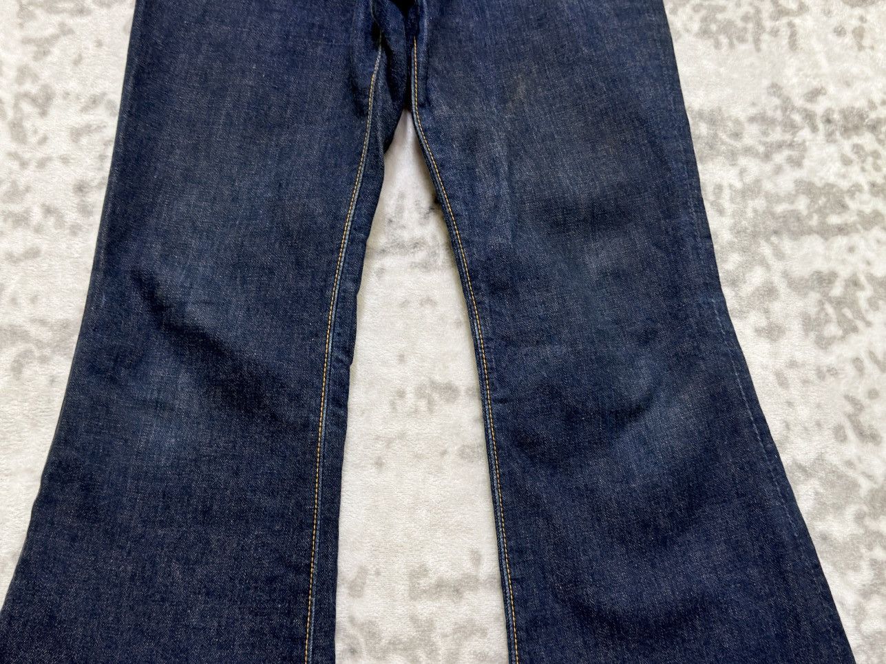 Vintage Vintage Big Stone LOT M508 Flared Bush Bell Bottom Denim Size US 27 - 6 Thumbnail