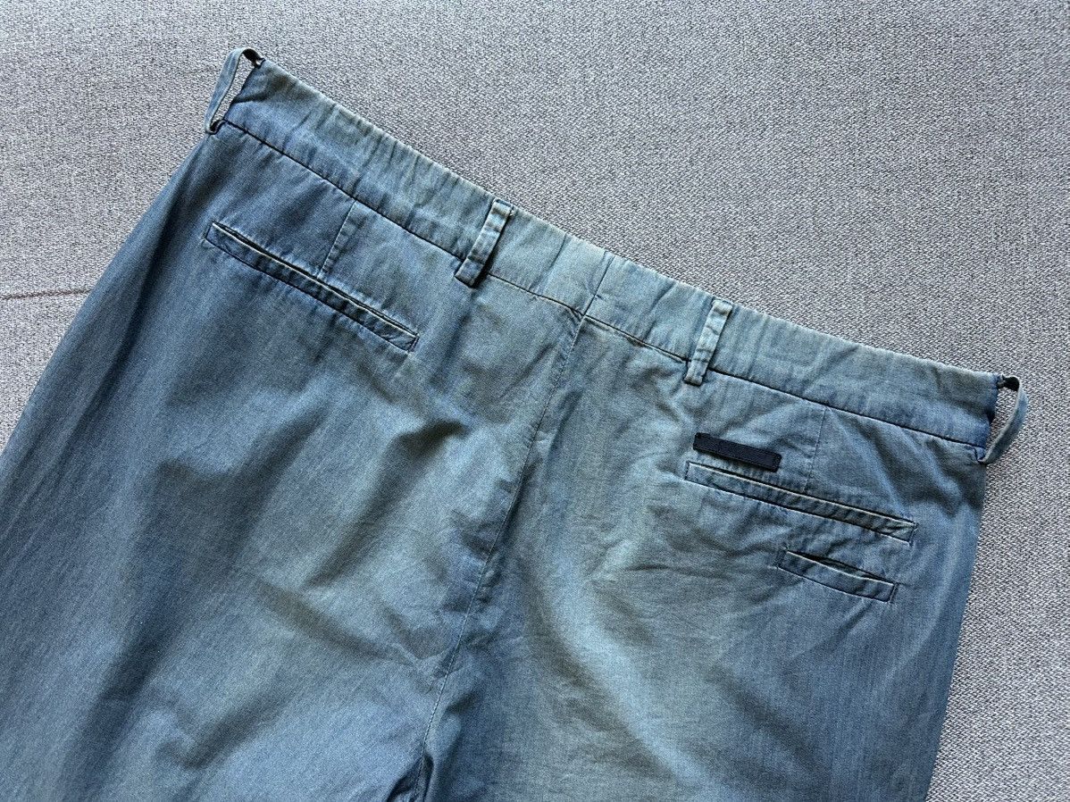 Prada Prada vintage 2000's indigo blue faded pants Size US 34 / EU 50 - 11 Thumbnail