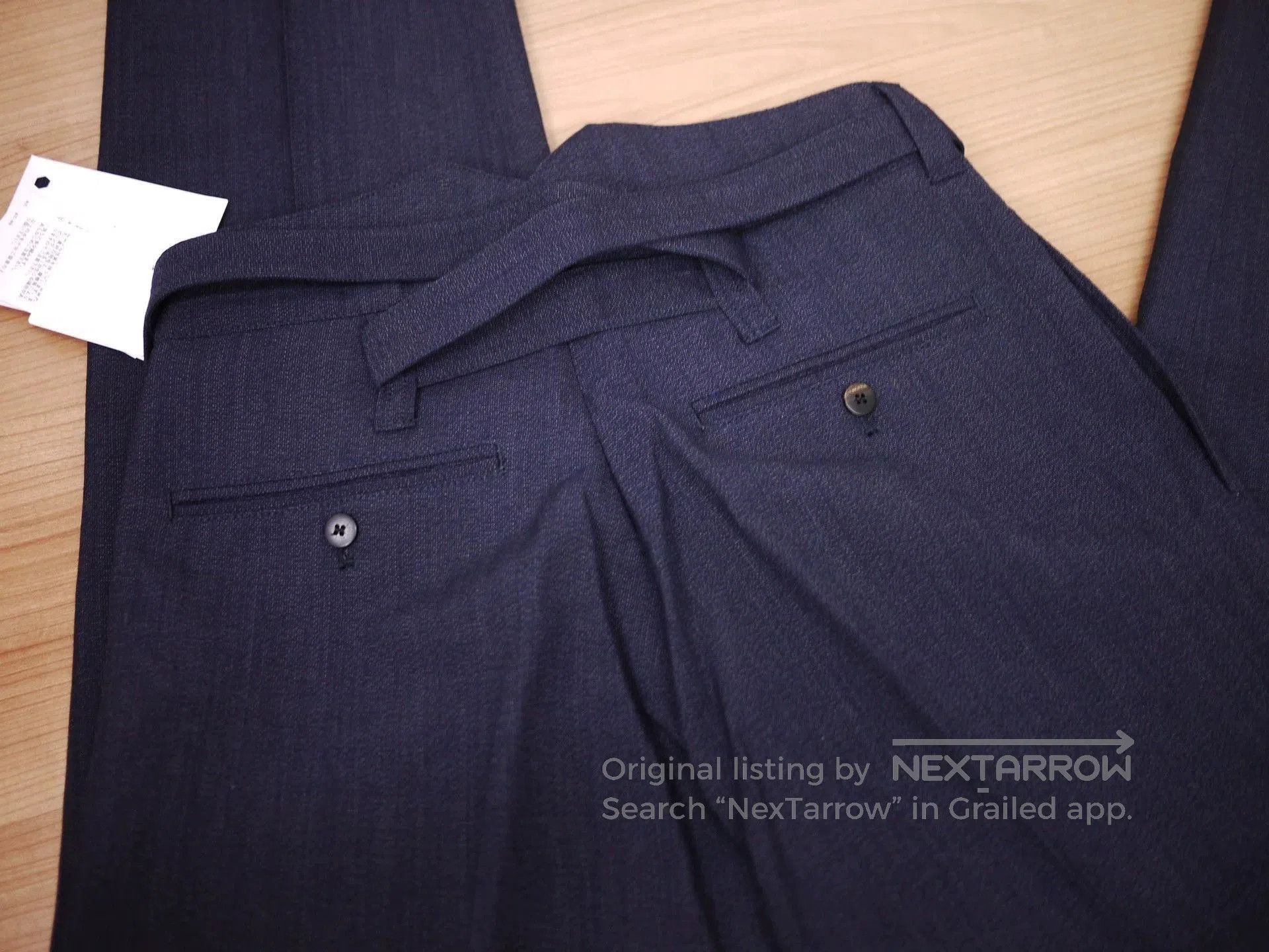 Visvim Blue Casual Pants with Belt - Size 30. Size US 30 / EU 46 - 7 Thumbnail
