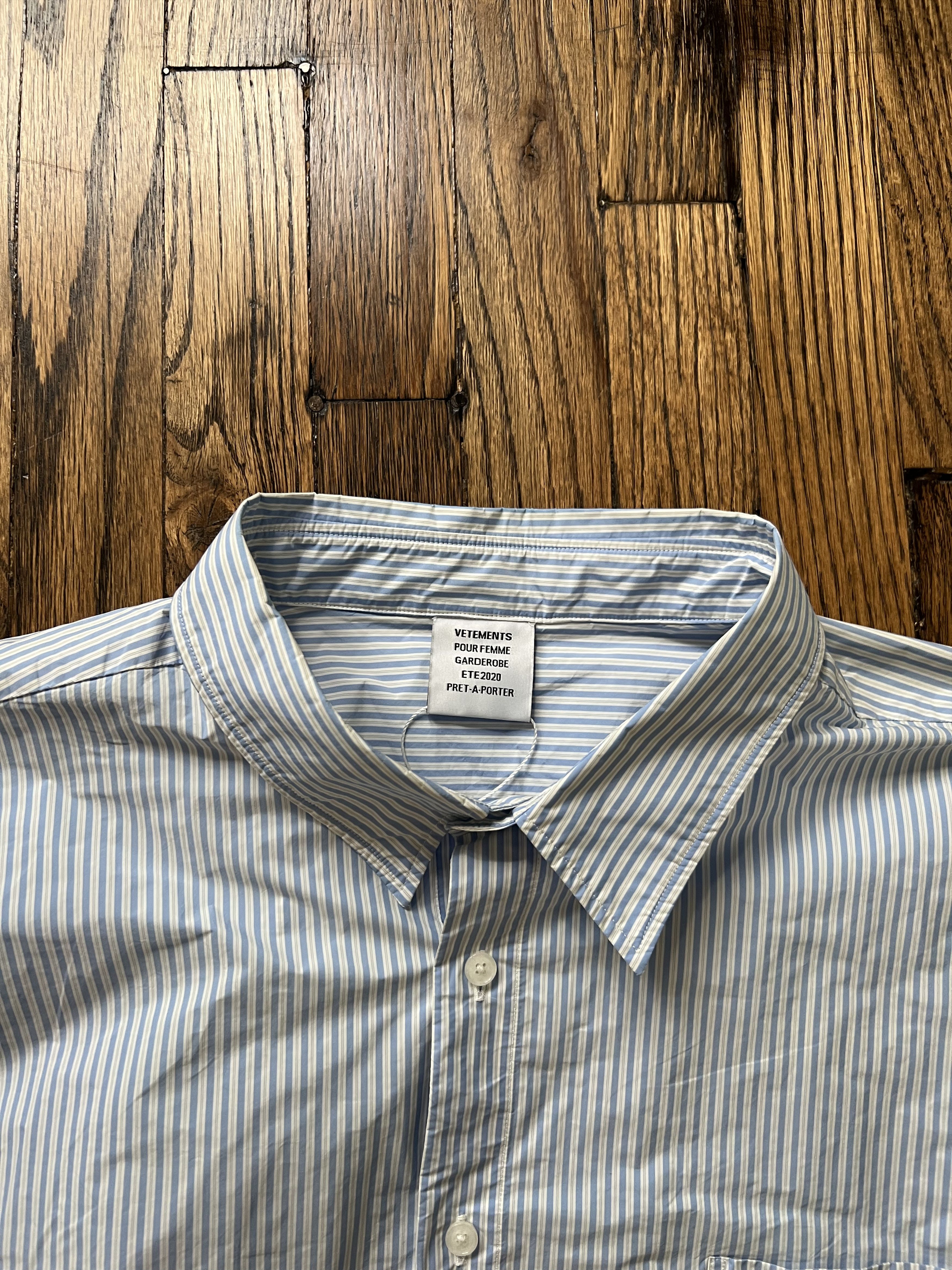 Vetements Vetements Striped Shirt Size US M / EU 48-50 / 2 - 4 Thumbnail