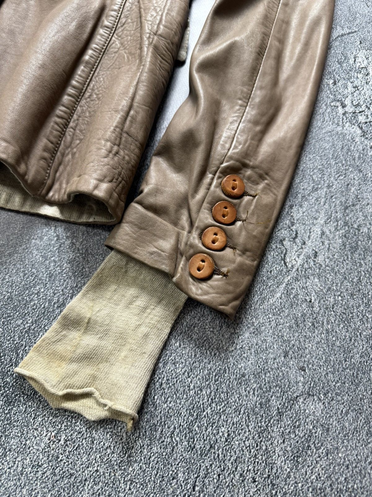 Isaac Sellam Experience Isaac Sellam Experience Archive Lamp Leather Jacket Blazer Size S / US 4 / IT 40 - 15 Thumbnail