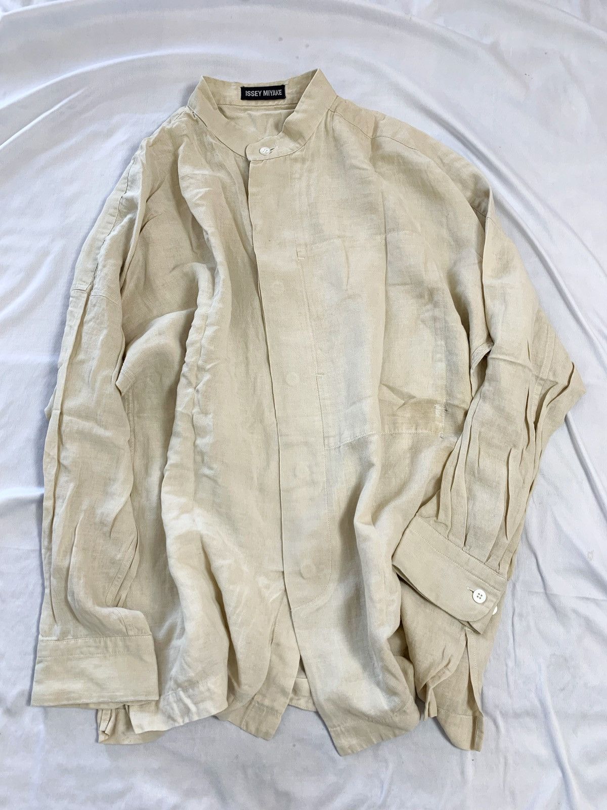 Issey Miyake 80s vintage issey miyake linen shirt Size US M / EU 48-50 / 2 - 10 Thumbnail