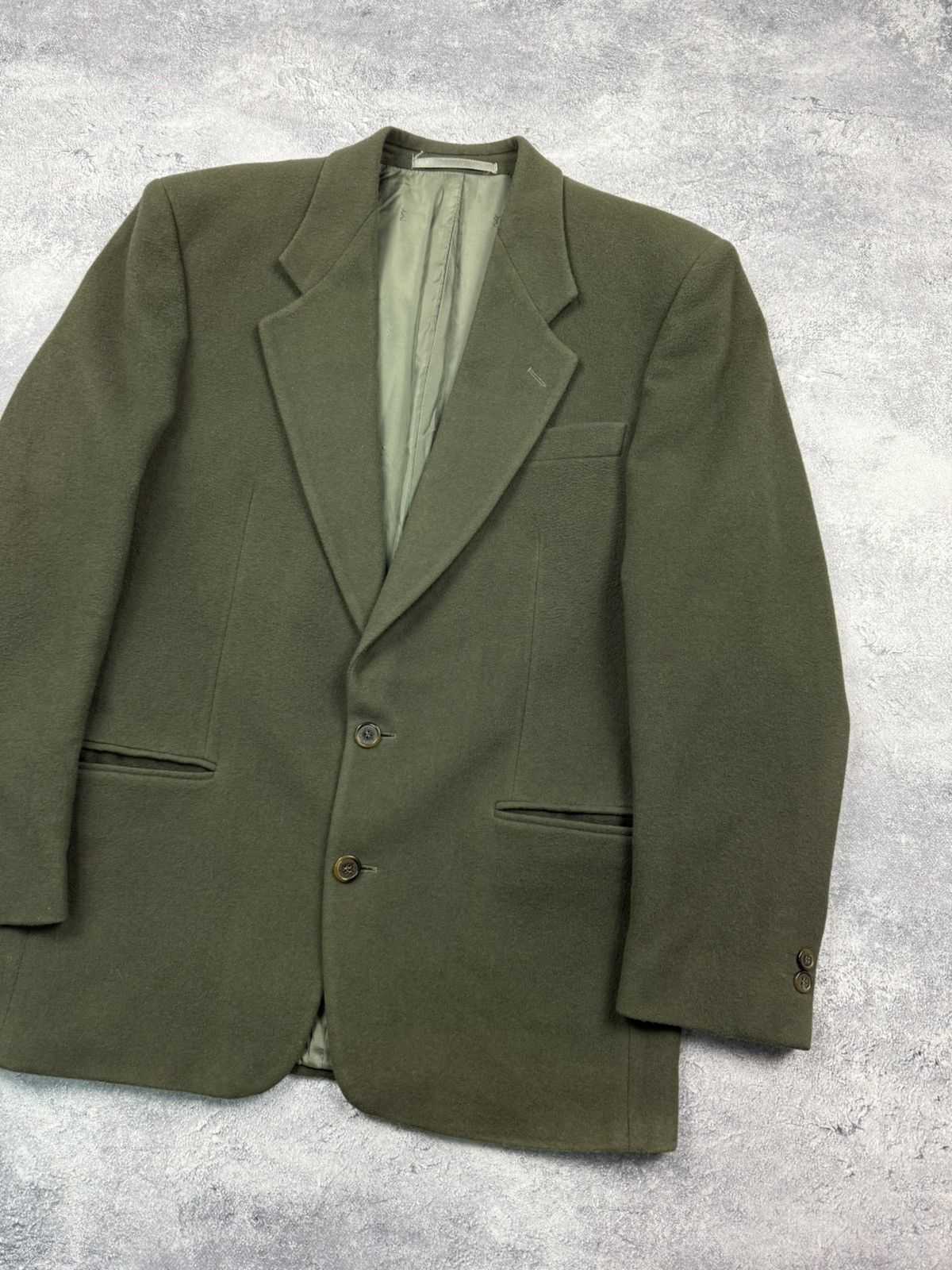 Yves Saint Laurent Vintage Yves Saint Laurent YSL Wool And Cashmere Blazer Size 48R - 5 Thumbnail
