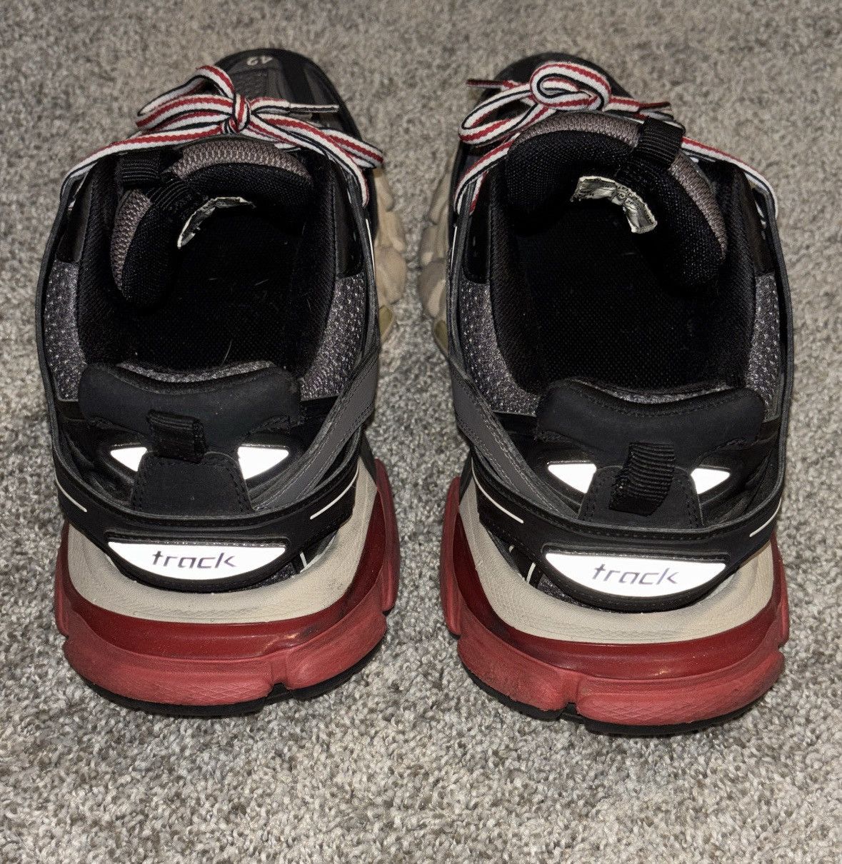 Balenciaga Balenciaga Track (Black, Red, beige) Size US 9 / EU 42 - 3 Thumbnail
