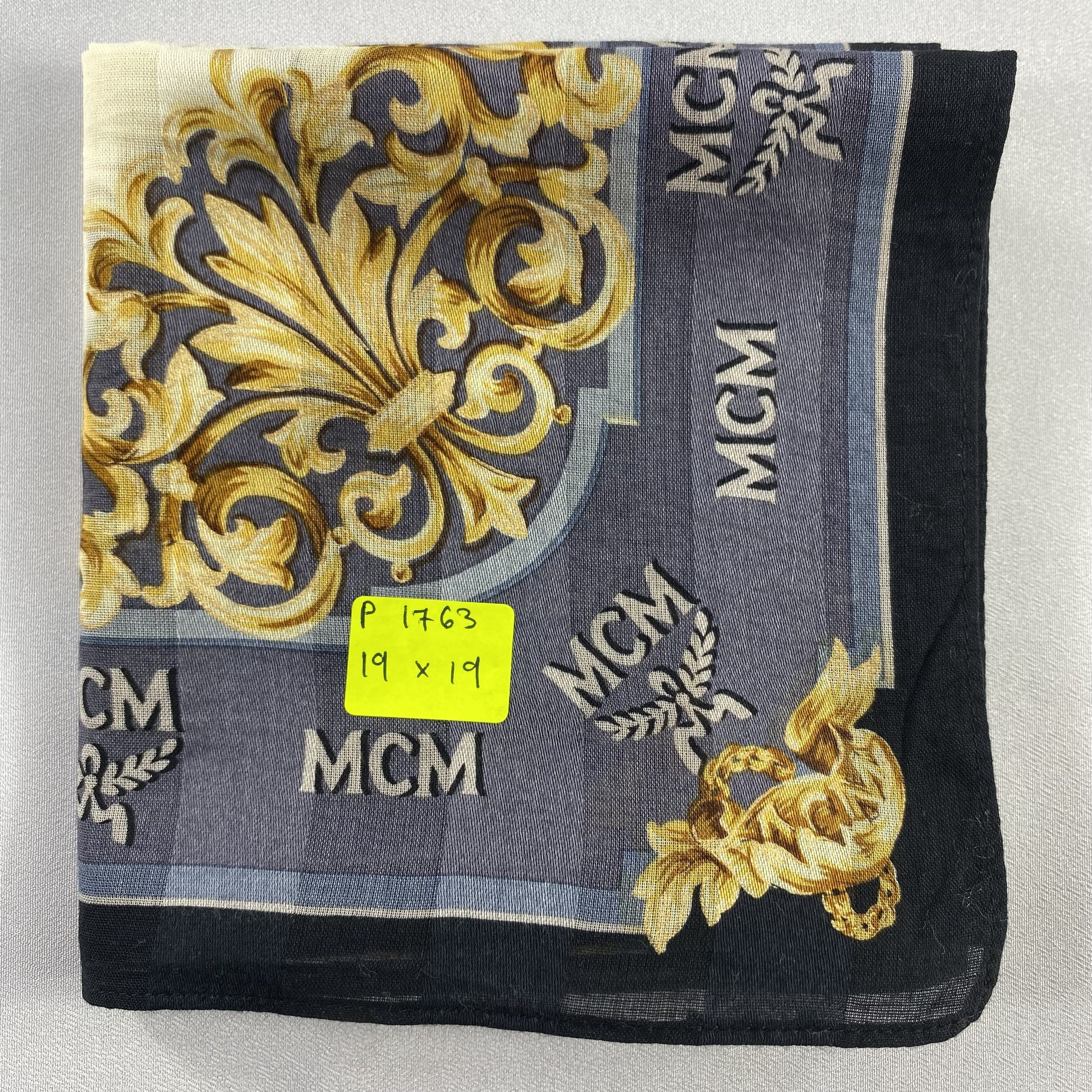 MCM × Vintage MCM Bandana/ Handkerchief / Neckerchief-P1763 Size ONE SIZE - 5 Thumbnail
