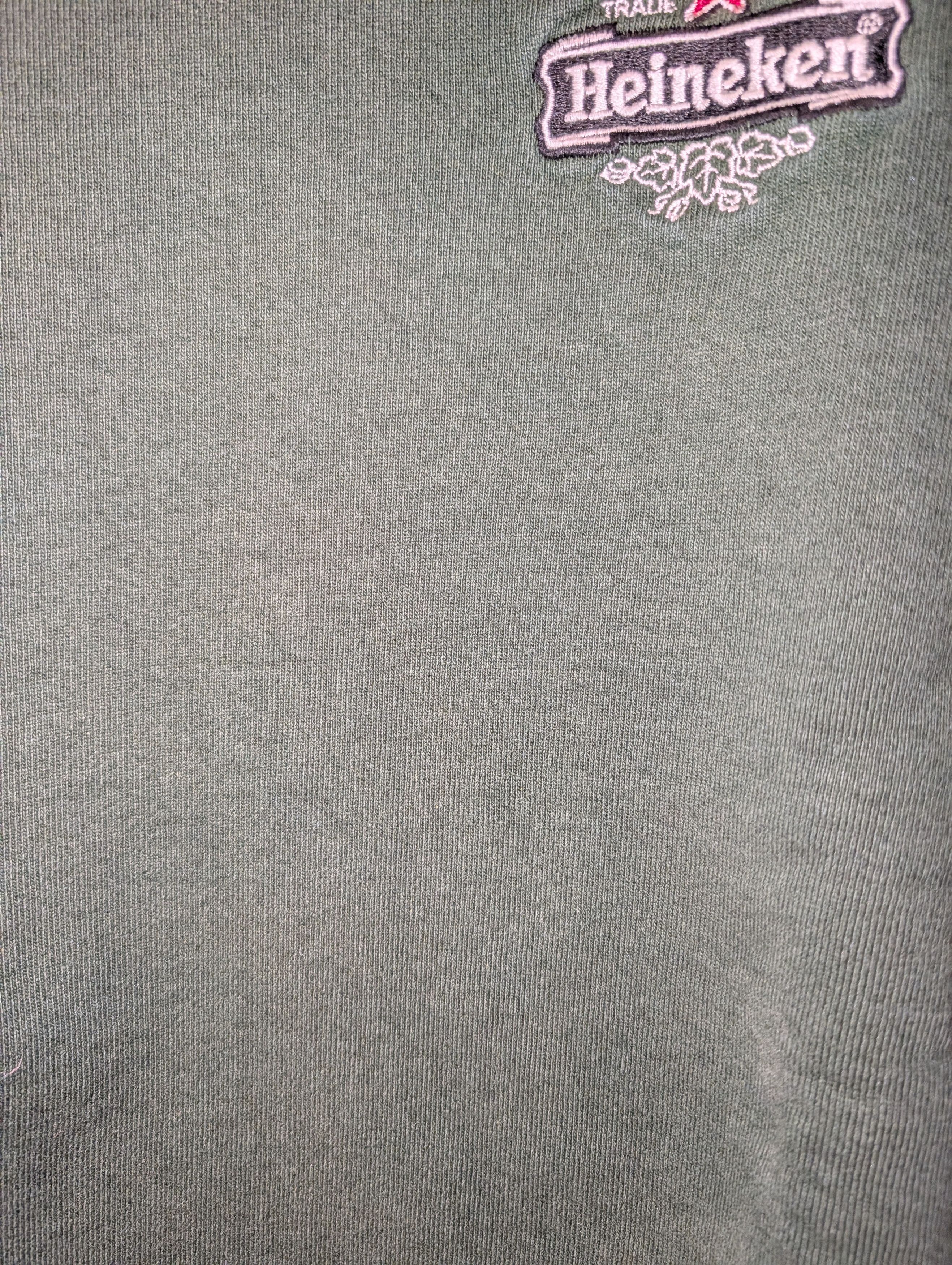 Fruit Of The Loom Vintage Heineken Crewneck Fruit of the Loom Super Cotton 90s Size US XL / EU 56 / 4 - 8 Thumbnail