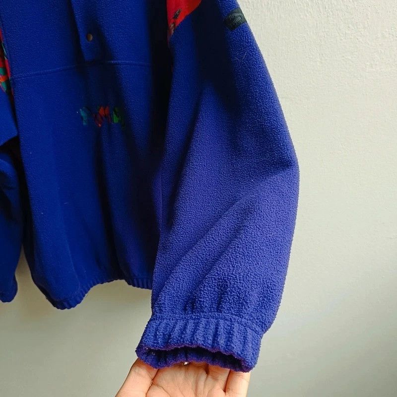Puma Vintage 80s Puma Purple Fleece Jacket Crazy Pattern Aztec M Size US M / EU 48-50 / 2 - 9 Thumbnail