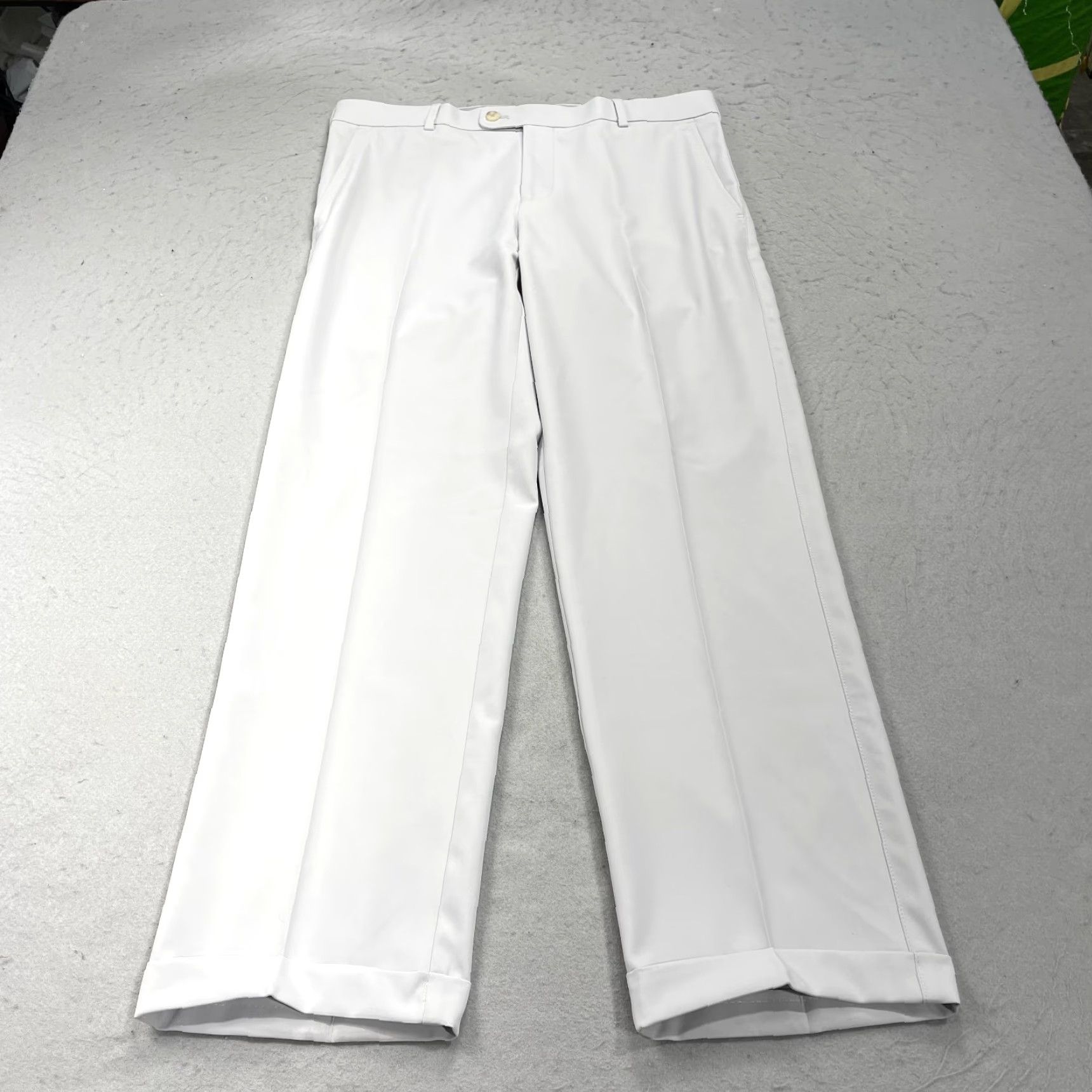 Peter Millar Peter Millar Pants Mens 34x30 Gray Durham Crown Sport Golf Chino High Drape Pants Mens 34x30 Gray Size US 34 / EU 50 - 2 Thumbnail