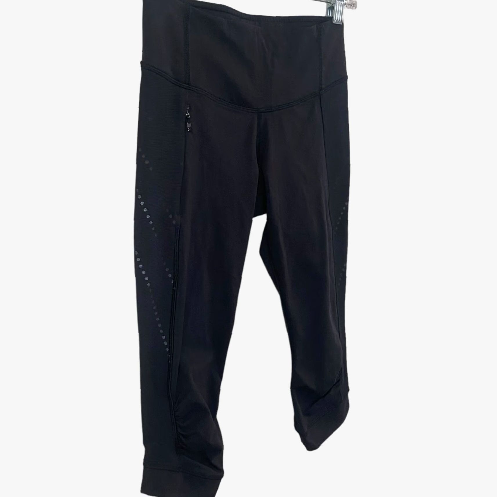 Lululemon Lululemon Stop At Nothing Cropped Leggings Size 4 Mid-Rise Athletic Stretch Yoga Leggings Womens Size 27" / US 4 / IT 40 - 3 Thumbnail