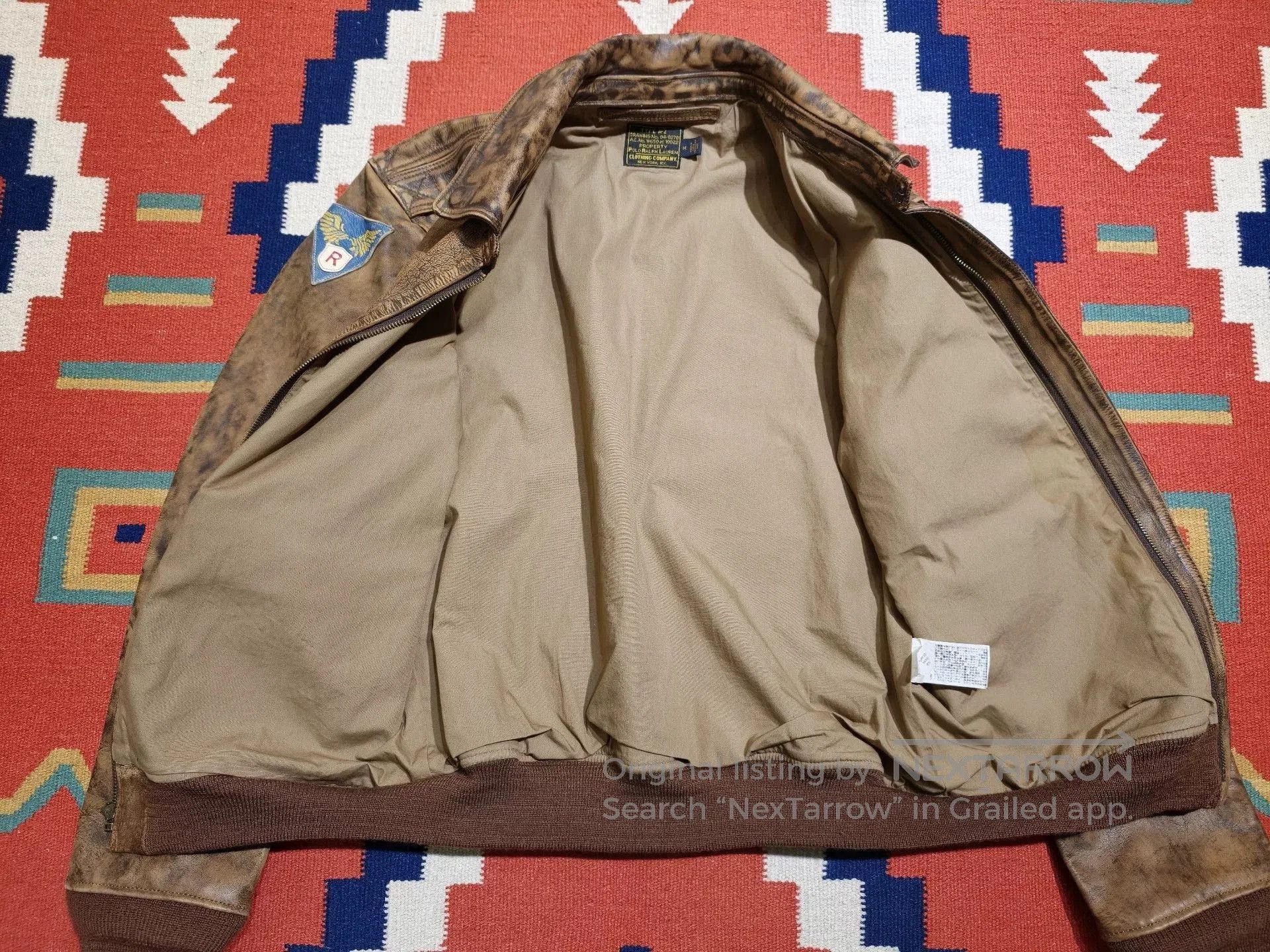 RRL Ralph Lauren Ralph Lauren RRL A2 Pilot Jacket. Size US M / EU 48-50 / 2 - 7 Thumbnail