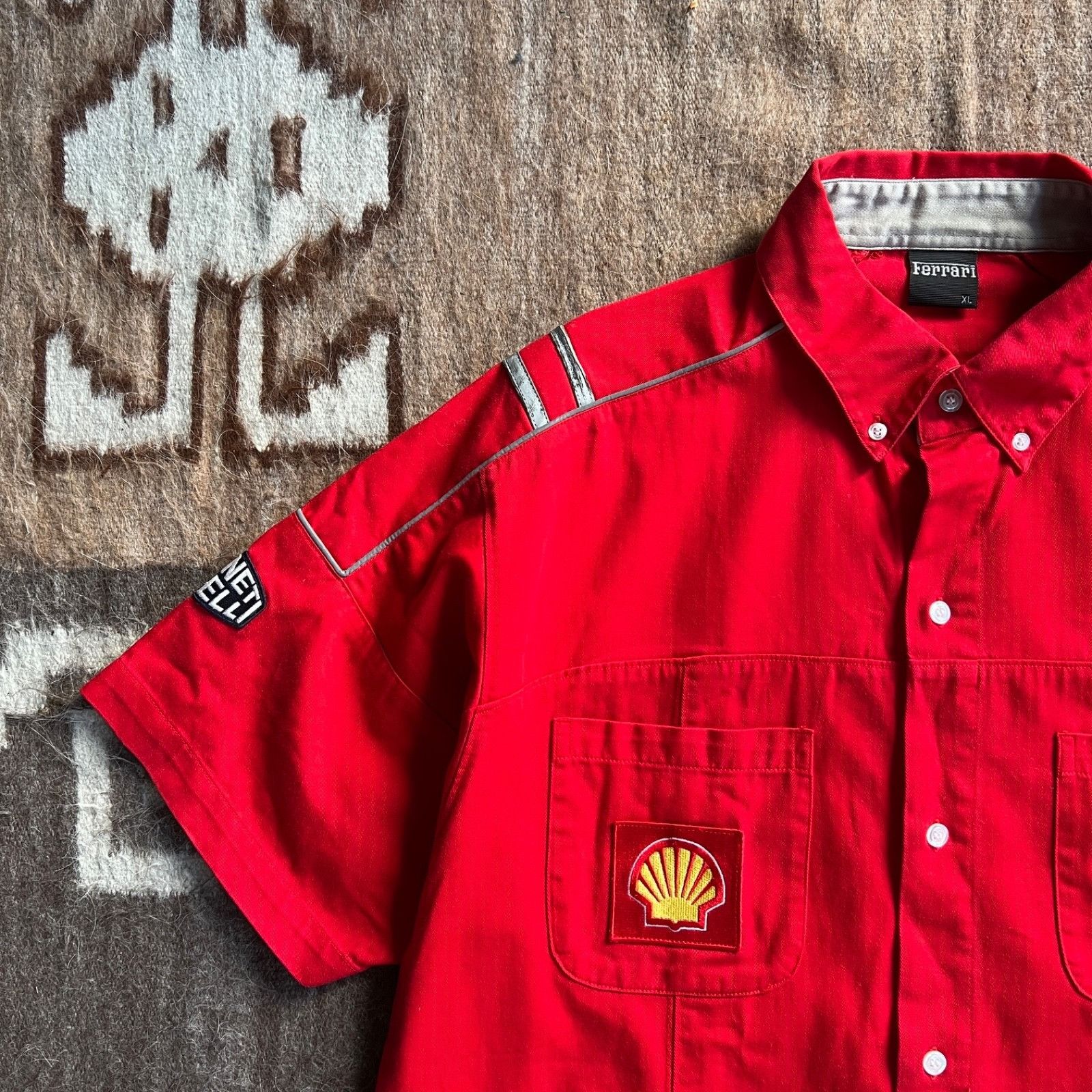 Ferrari Ferrari F1 Team Shell Magneti Marelli Racing Shirt 9501AC Size US XL / EU 56 / 4 - 4 Thumbnail