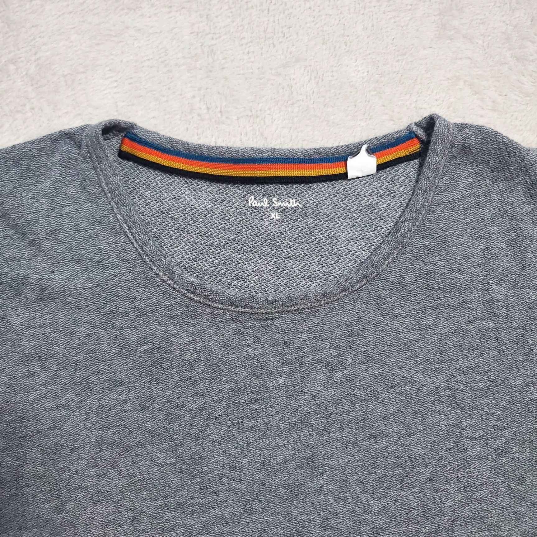 Paul Smith Paul Smith Women T Shirt Gray Organic Cotton Crew Neck Casual Tee XL Size XL / US 12-14 / IT 48-50 - 4 Thumbnail