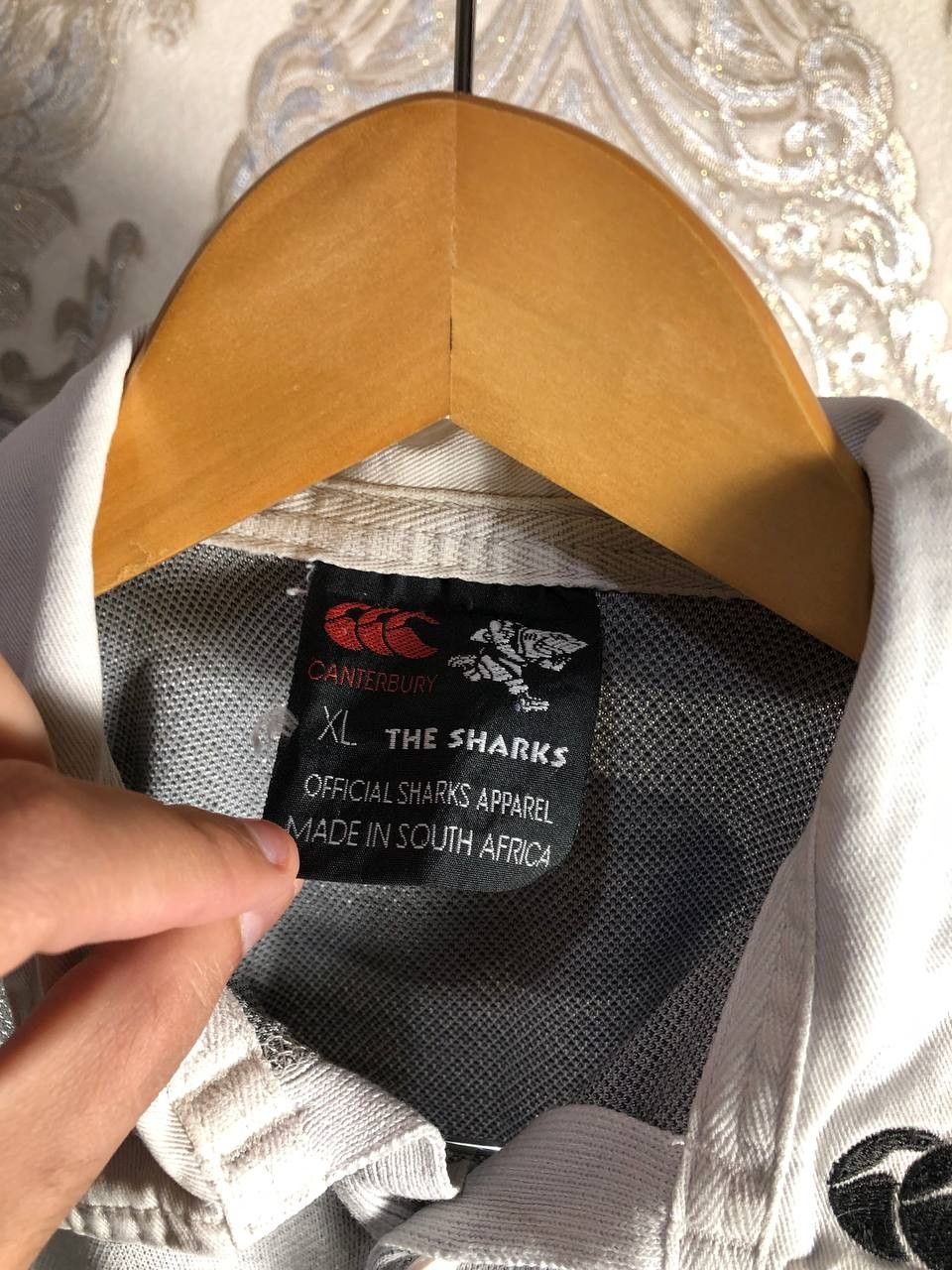 Canterbury of New Zealand Vintage Canterbury The Sharks Retro Rugby Jersey Y2K 90s Size US XL / EU 56 / 4 - 5 Thumbnail