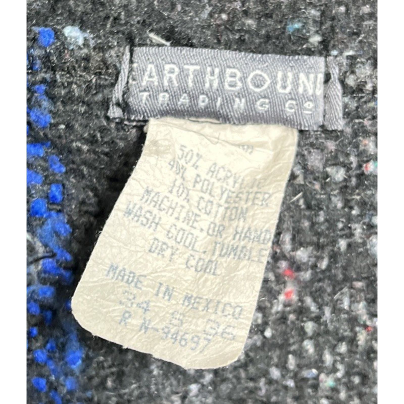 Other Earthbound Trading Co. Blue Black White Hoodie Size S Size US S / EU 44-46 / 1 - 6 Thumbnail