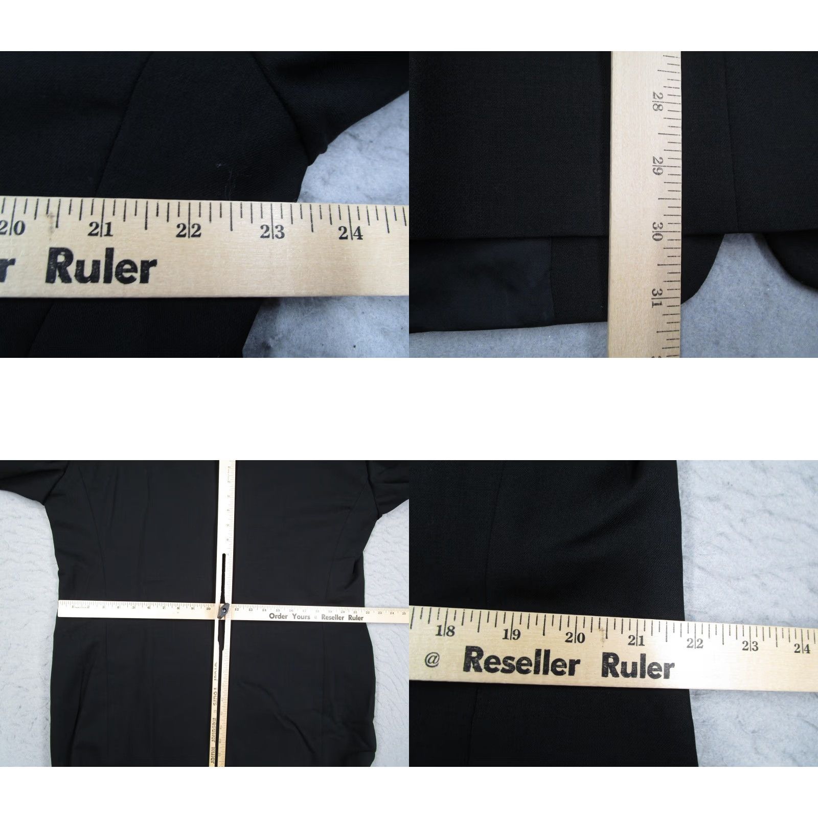 Armani Armani Collezioni Blazer Mens 44R Black Wool Made In Italy Sport Coat 2C39GD Size 44R - 8 Thumbnail