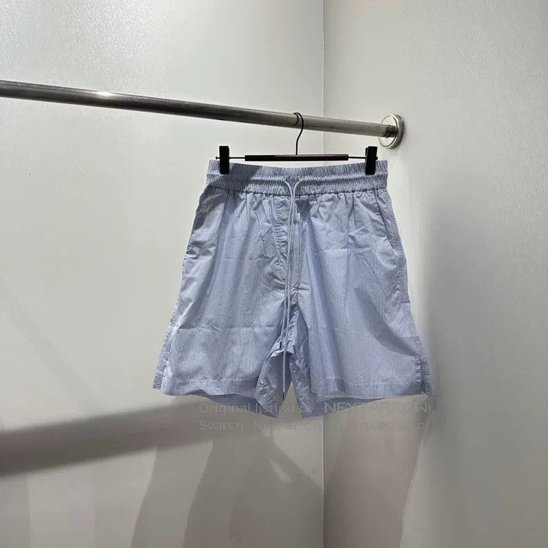 Loewe Loewe size S Logo Embroidered Striped Drawstring Short Pant Size 26" / US 2 / IT 38 - 2 Thumbnail