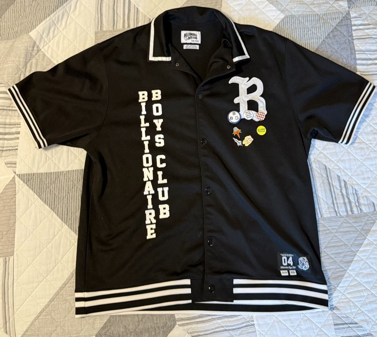 Billionaire Boys Club Billionaire Boys Club Marquee Knit Shirt Size US XXL / EU 58 / 5 - 1 Thumbnail