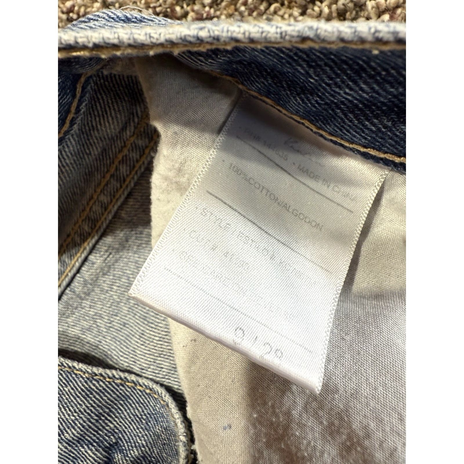 Vintage Kancan Jeans Women's Jeans Size 9 Blue Denim 9/28 Straight Destroyed Distressed Size 30" / US 8 / IT 44 - 3 Thumbnail